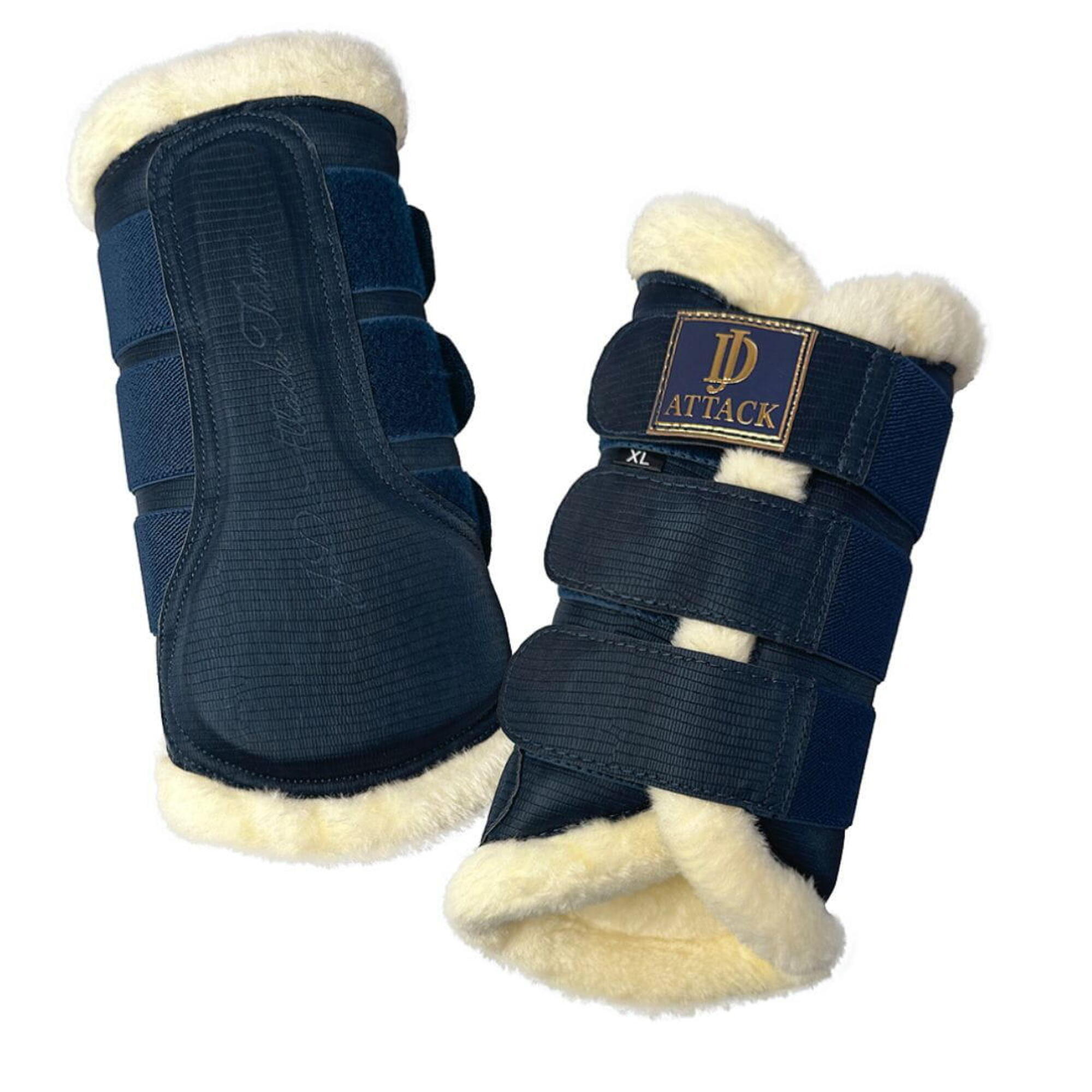 Ochraniacze dla konia JD ATTACK z futerkiem Esme