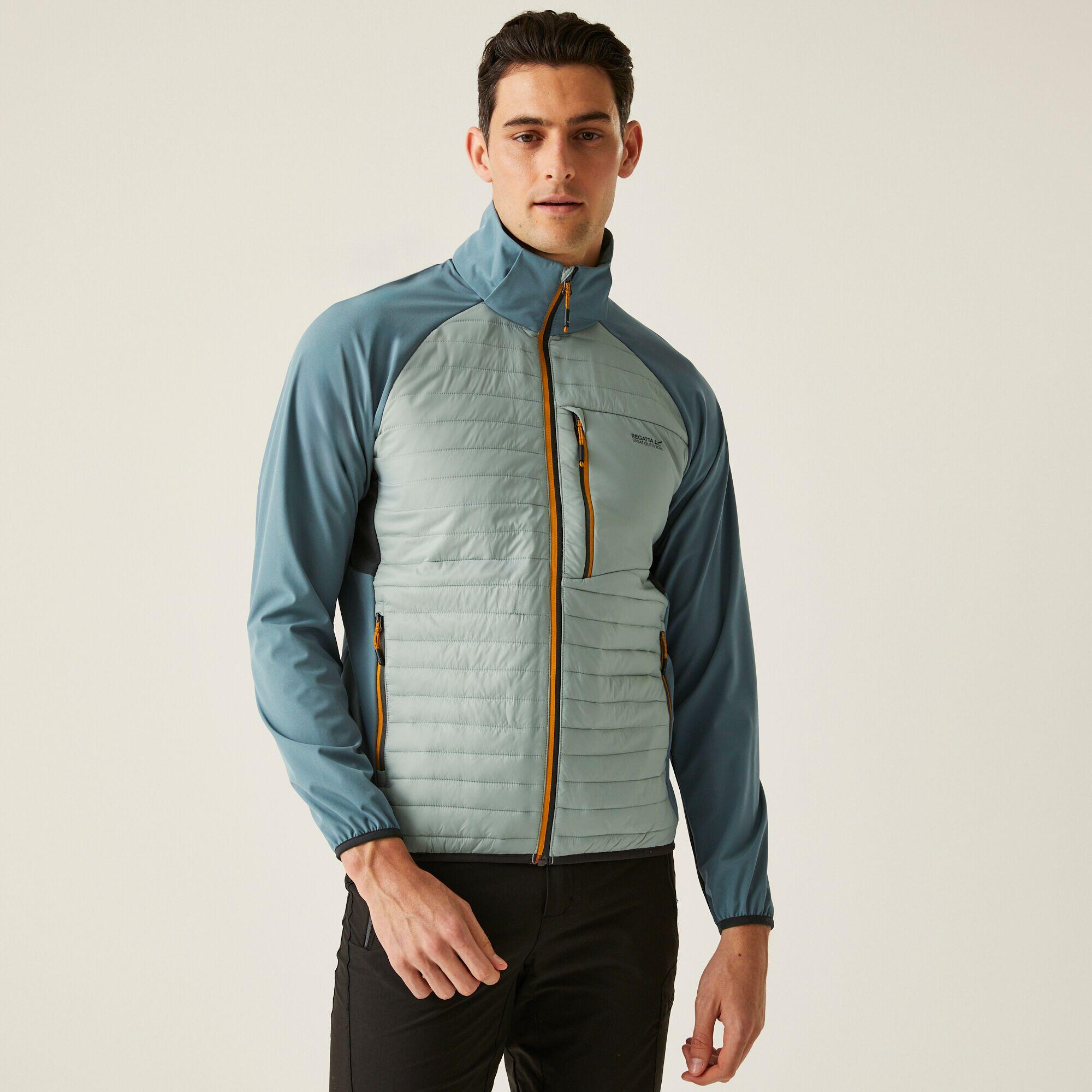 Kurtka turystyczna hybrydowa męska Pro Hybrid