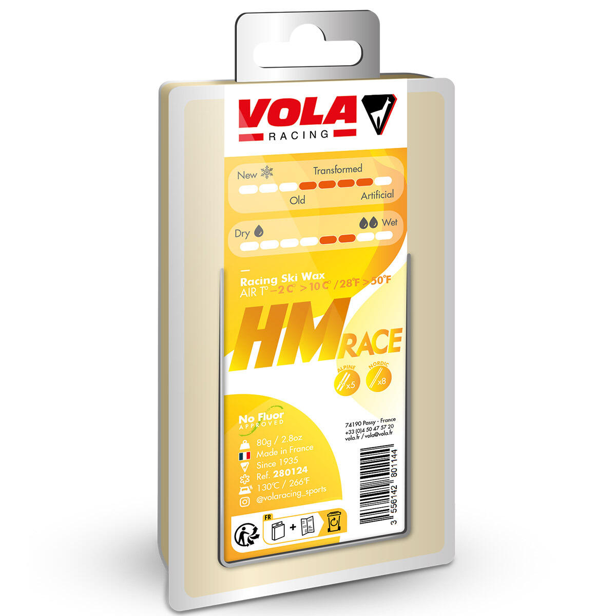 Wosk do nart wyścigowych Vola HMach 80 g