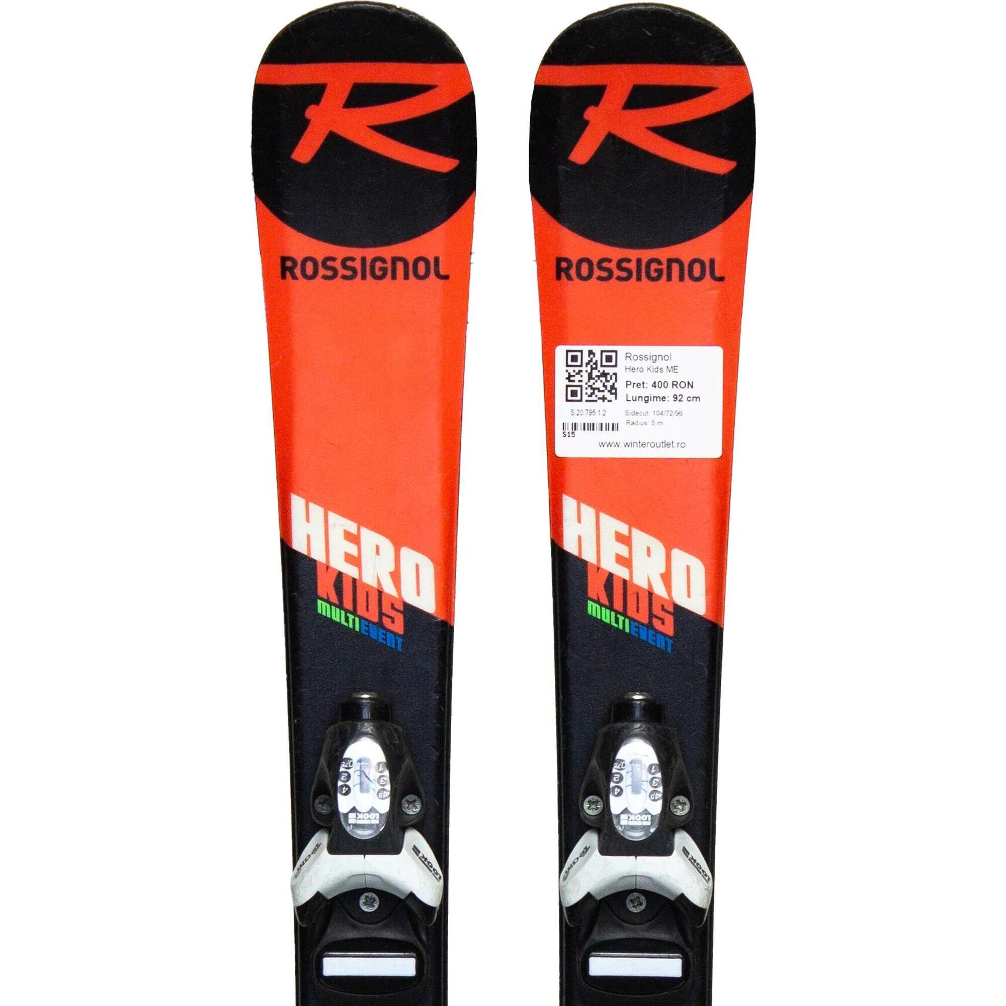 Second Life- Narty ROSSIGNOL Hero Kids ME, 92 cm - Stan bardzo dobry