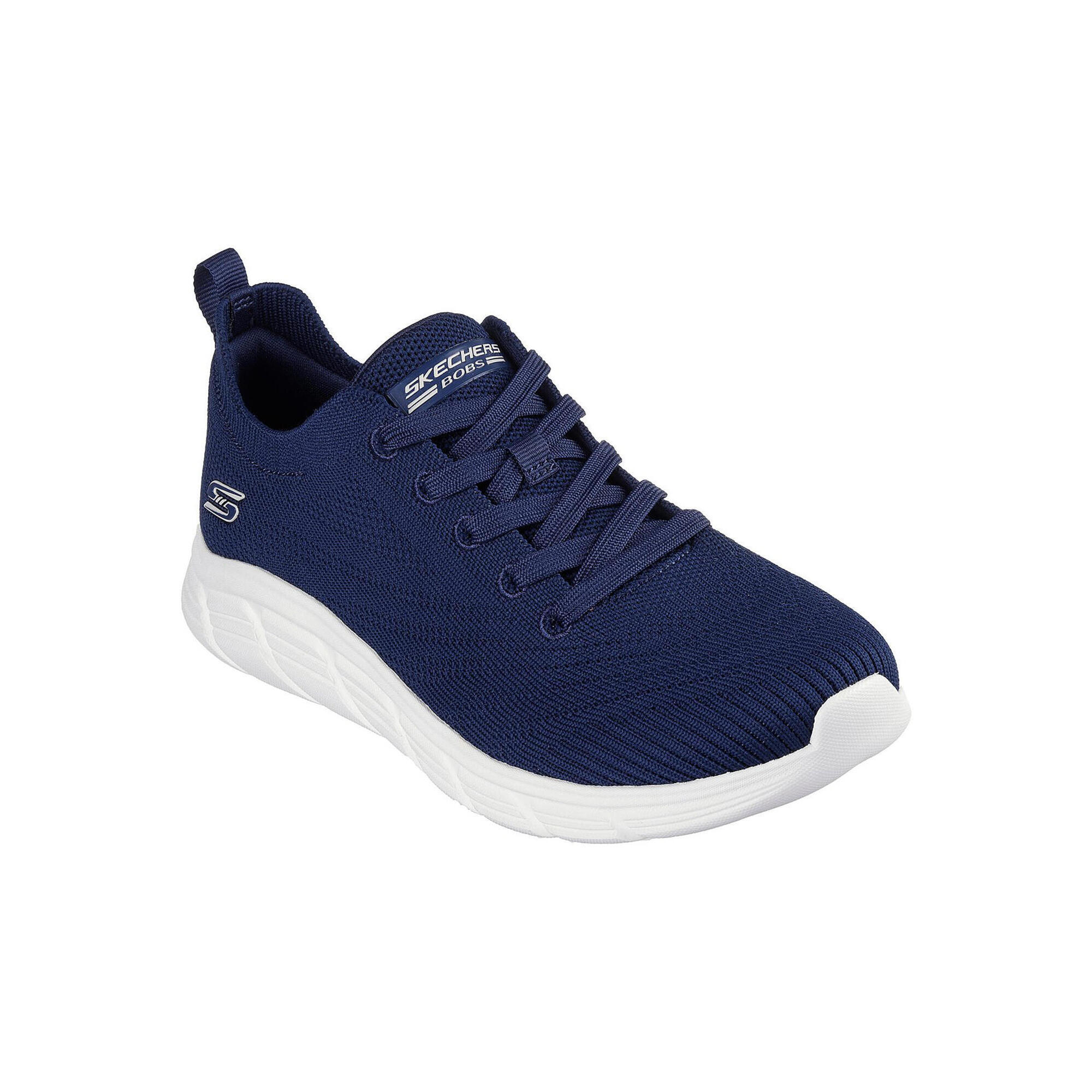 Buty damskie SKECHERS BOBS Sport B Flex Lo granatowe 117591-NVY lekkie 39