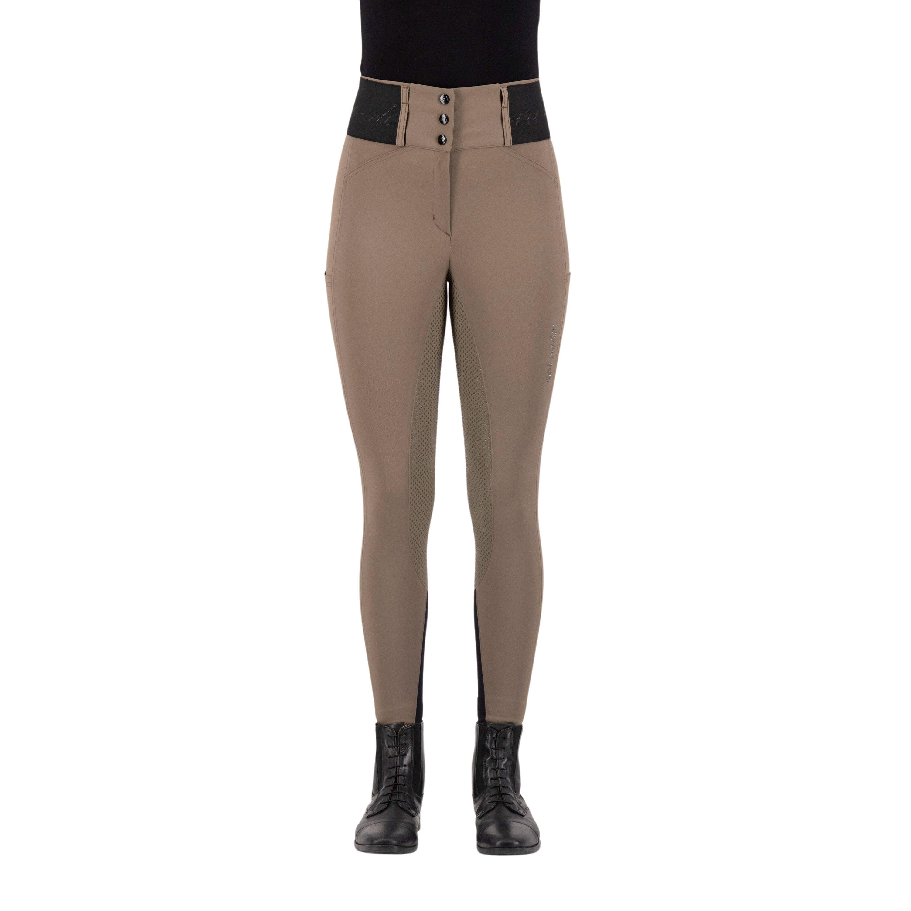 Damskie spodnie jeździeckie z pełnym lejem Euro-Star Athletic leanline