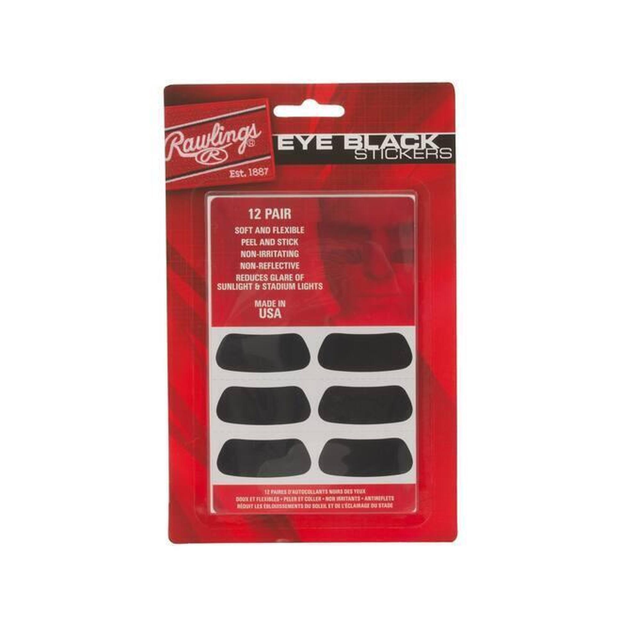 Samoprzylepne naklejki pod oczy RAWLINGS - zestaw 12 par