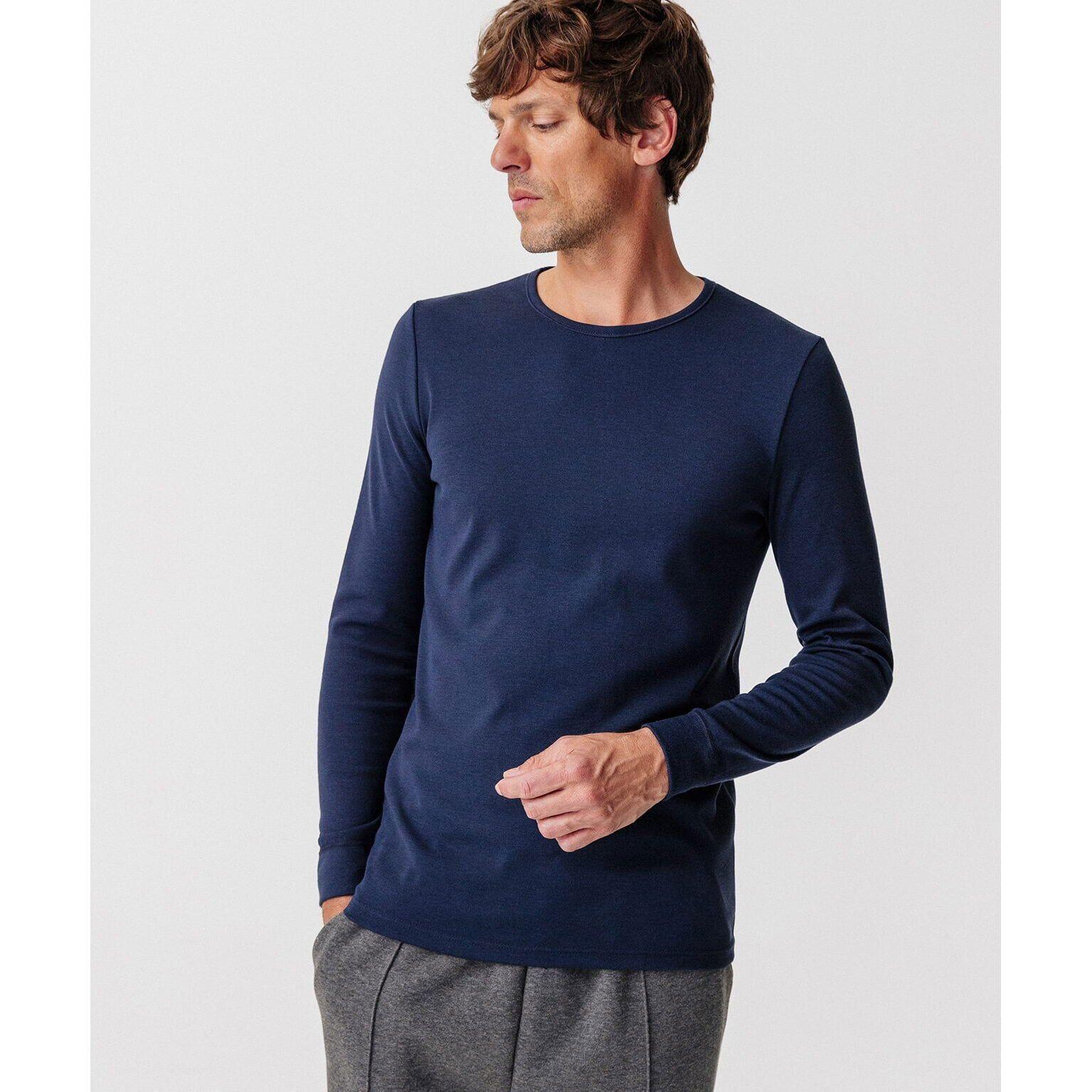 Koszulka z długim rękawem z okrągłym dekoltem Damart Thermolactyl