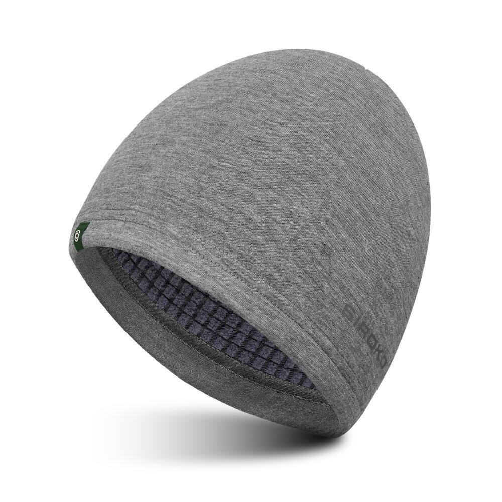 Termiczna czapka do biegania Fitness Siroko Gamma Melange Gray