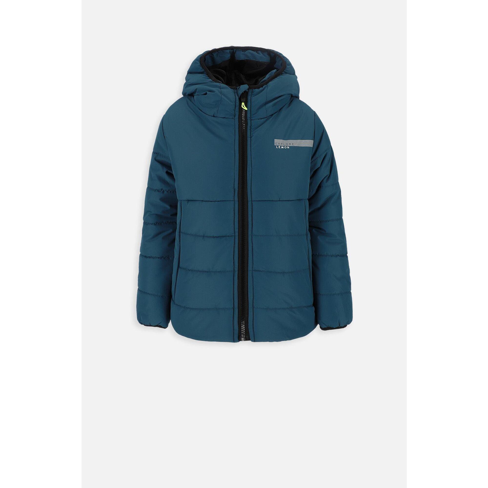 Kurtka turystyczna chłopięca Lemon Explore ZL3 turkusowa