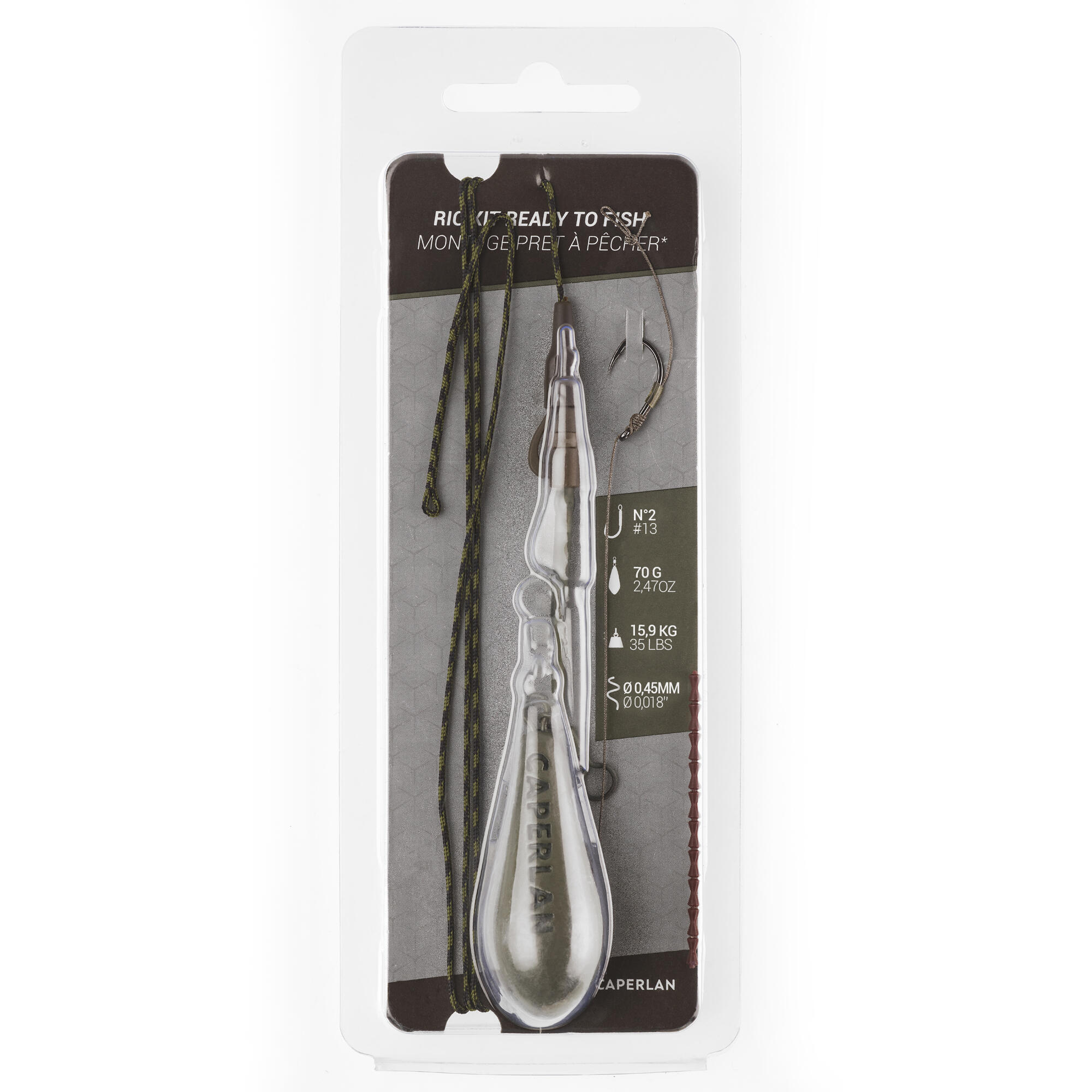 Zestaw Rig clip ready to fish 70 g H2