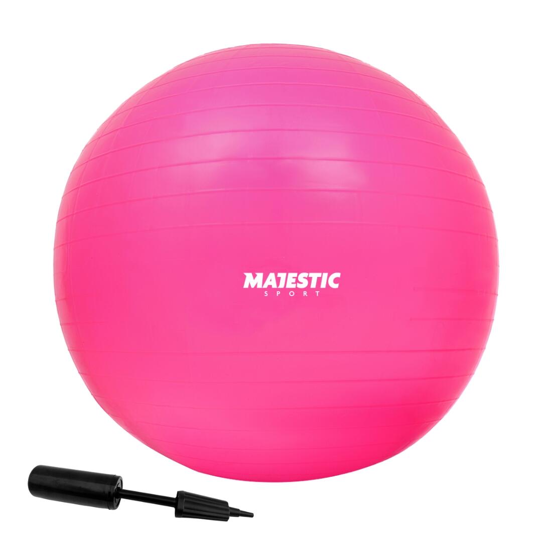Piłka gimnastyczna Majestic Sport 55 cm z pompką