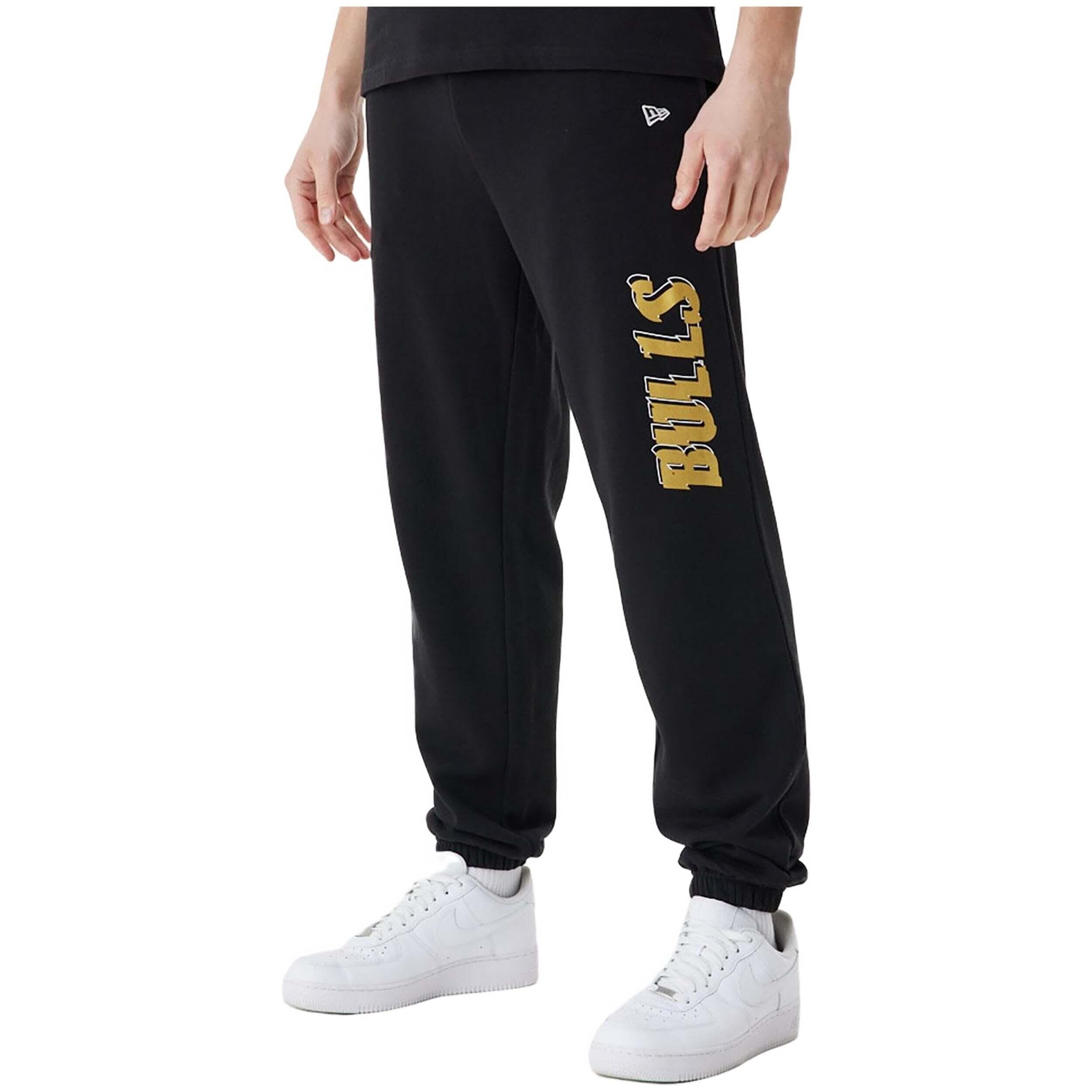 Spodnie męskie New Era NBA Team Script Jogger Chicago Bulls