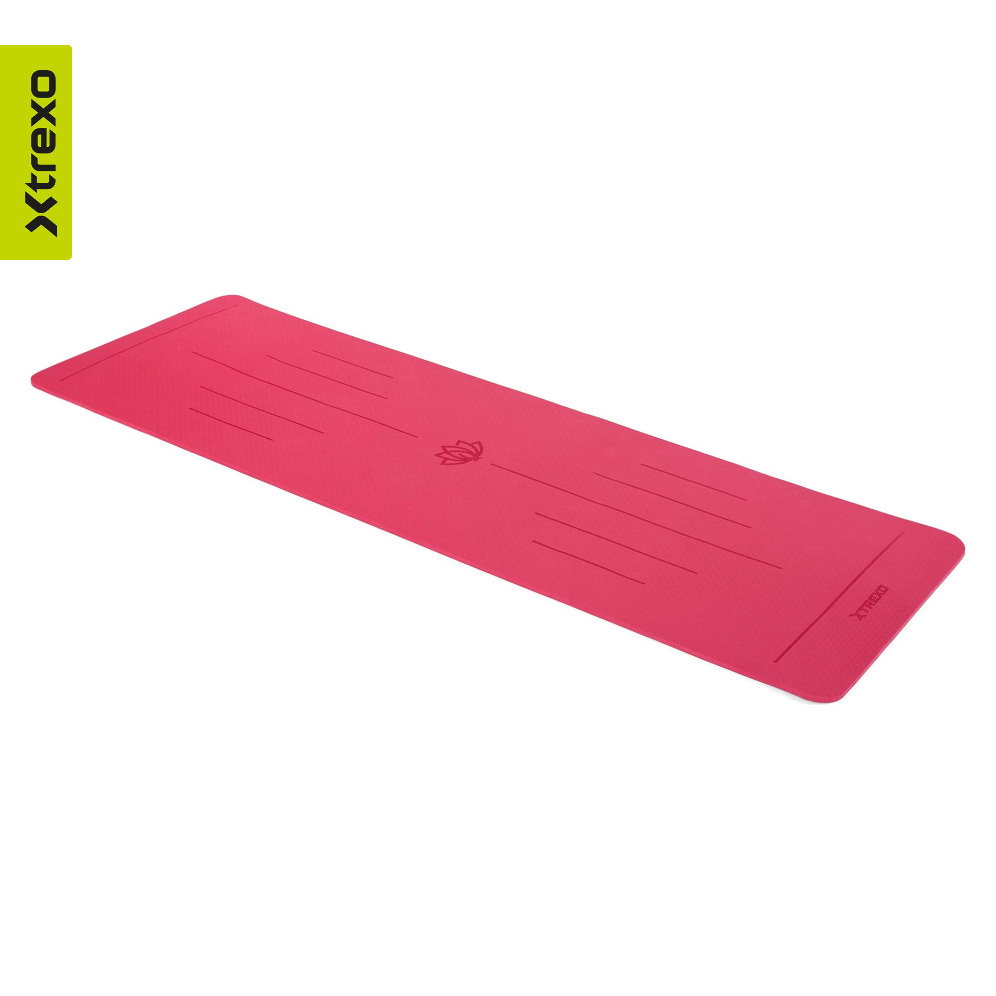 Mata XTREXO do ćwiczeń i jogi antypoślizgowa 10mm