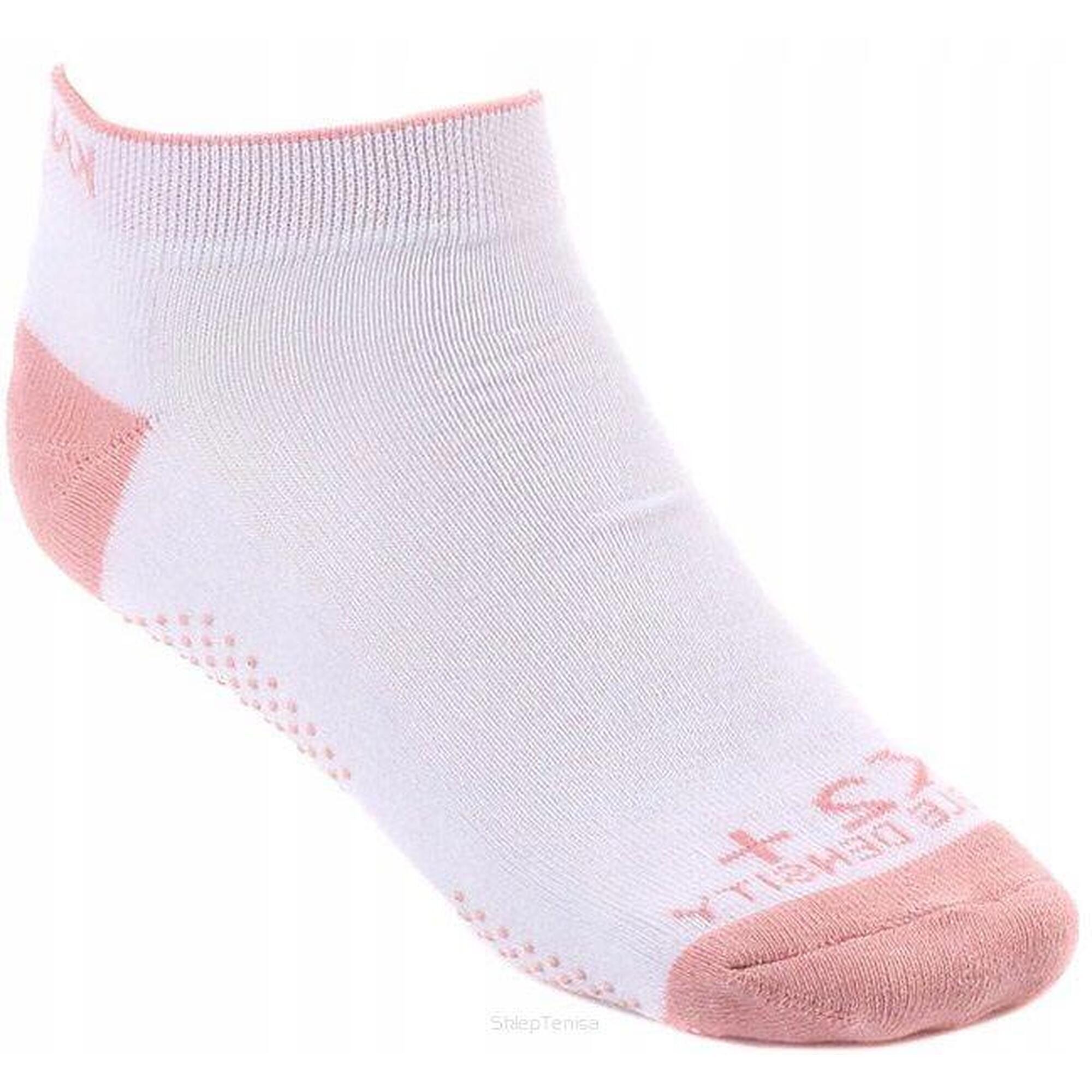 Skarpety do squasha Karakal X2+ Trainer biało-różowe 36/40