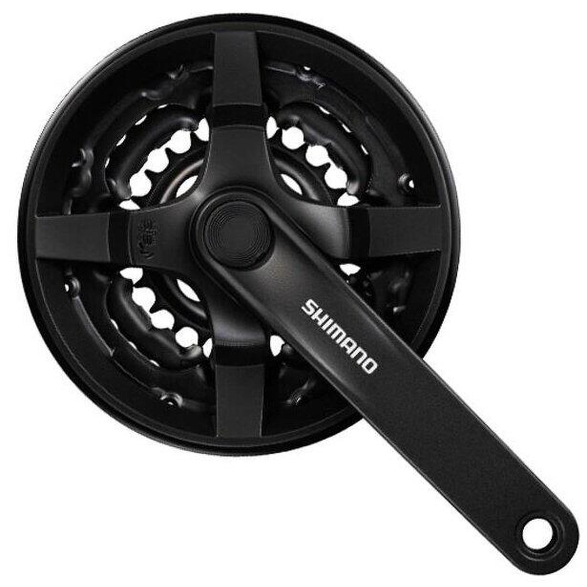 Mechanizm korbowy SHIMANO Tourney FC-TY301 6/7/8rz czarny 170mm 48/38/28T