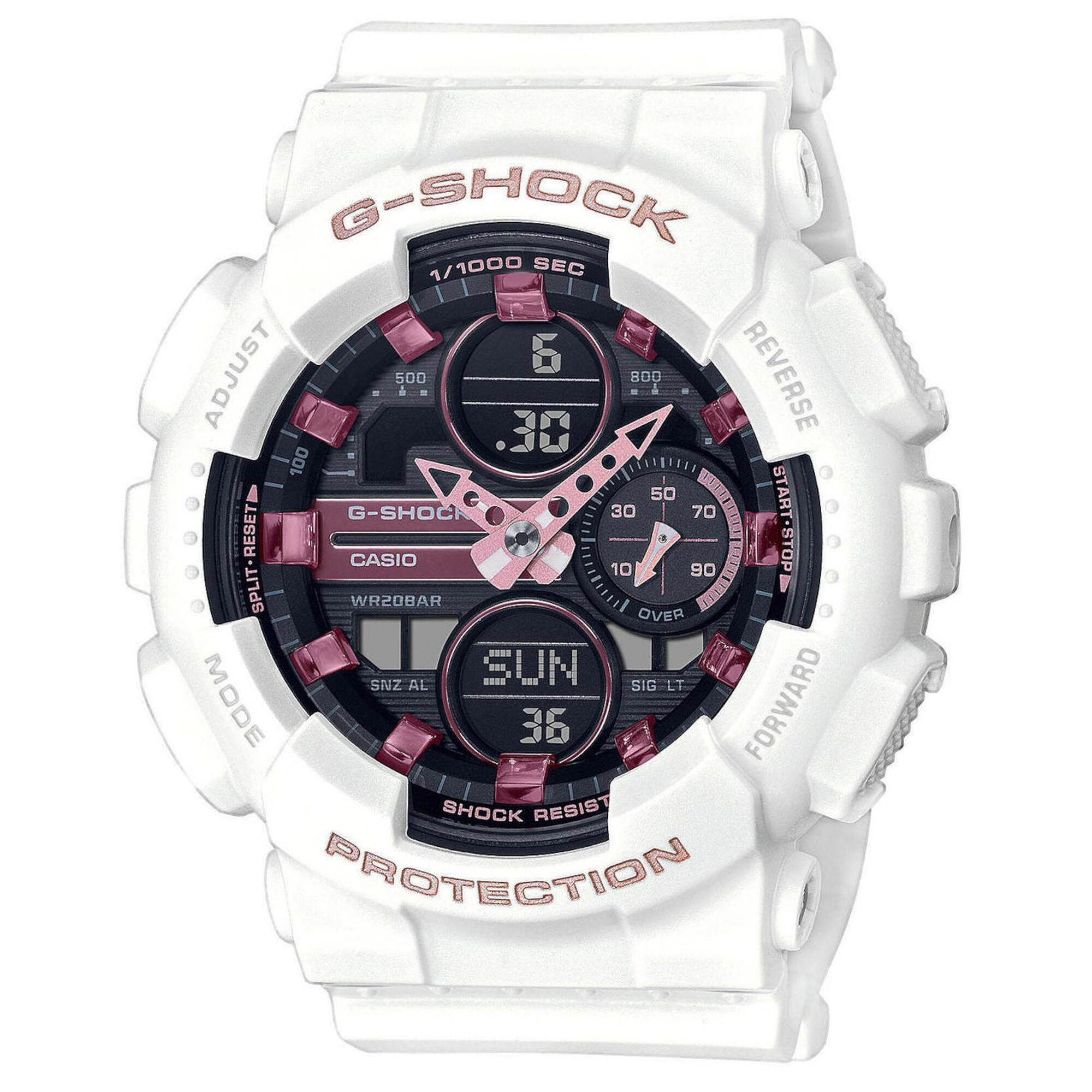 Zegarek męski Casio GMA-S140M-7AER, Quartz, 46mm, 20ATM