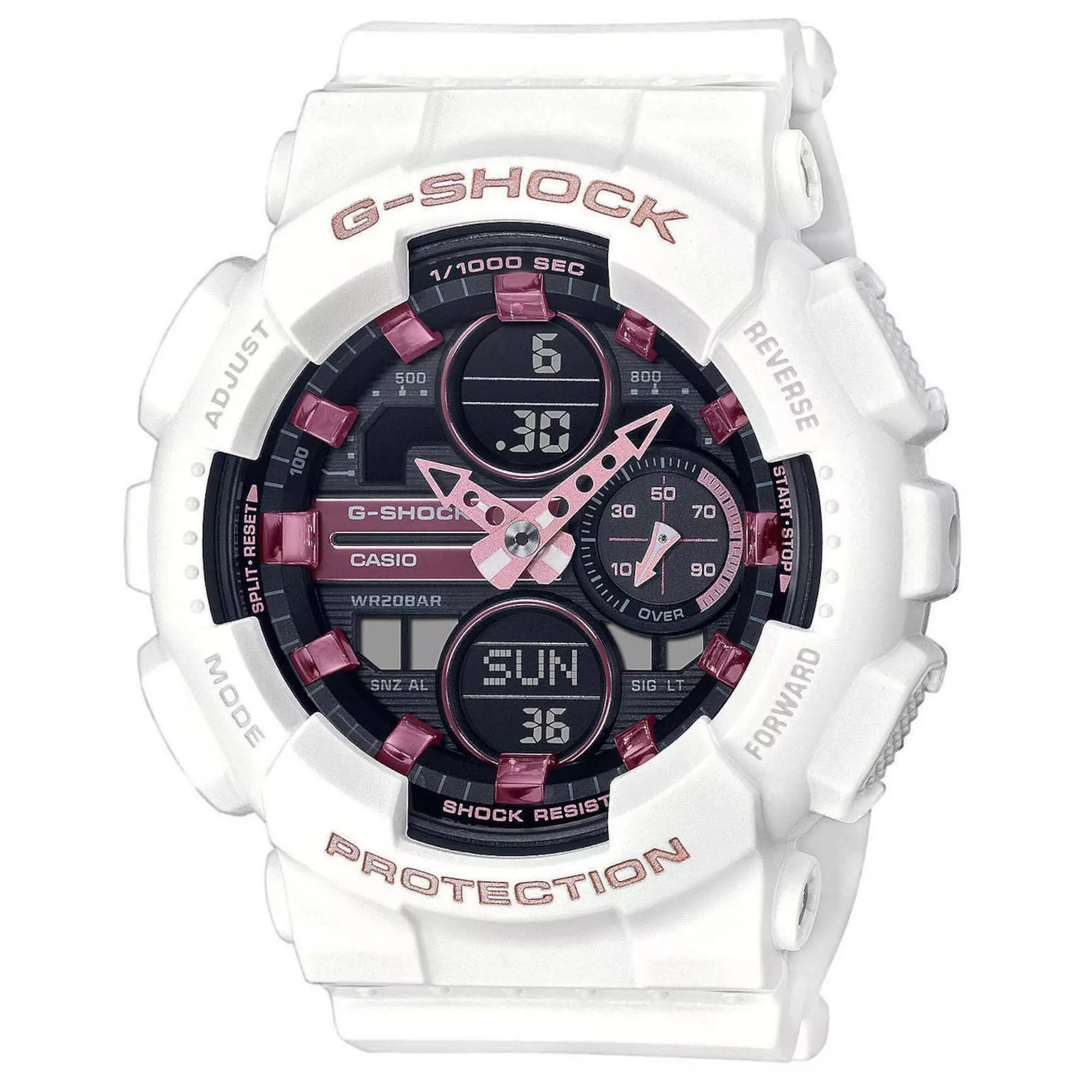 Zegarek męski Casio GMA-S140M-7AER, Quartz, 46mm, 20ATM