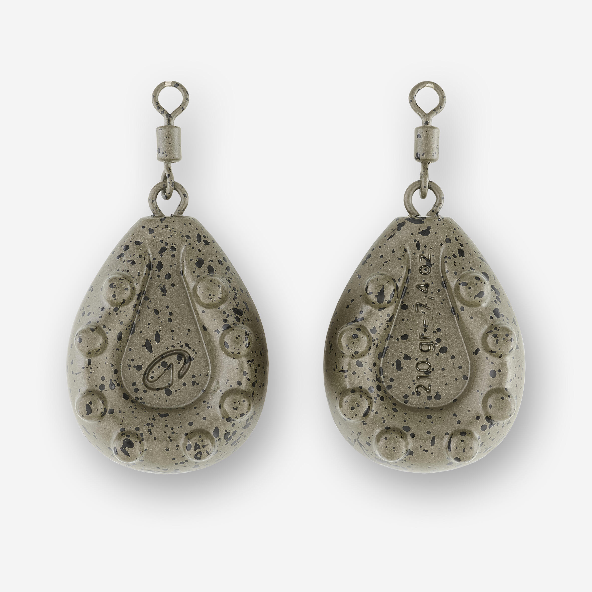 Ciężarek karpiowy Caperlan Grippa 210 g (x2)