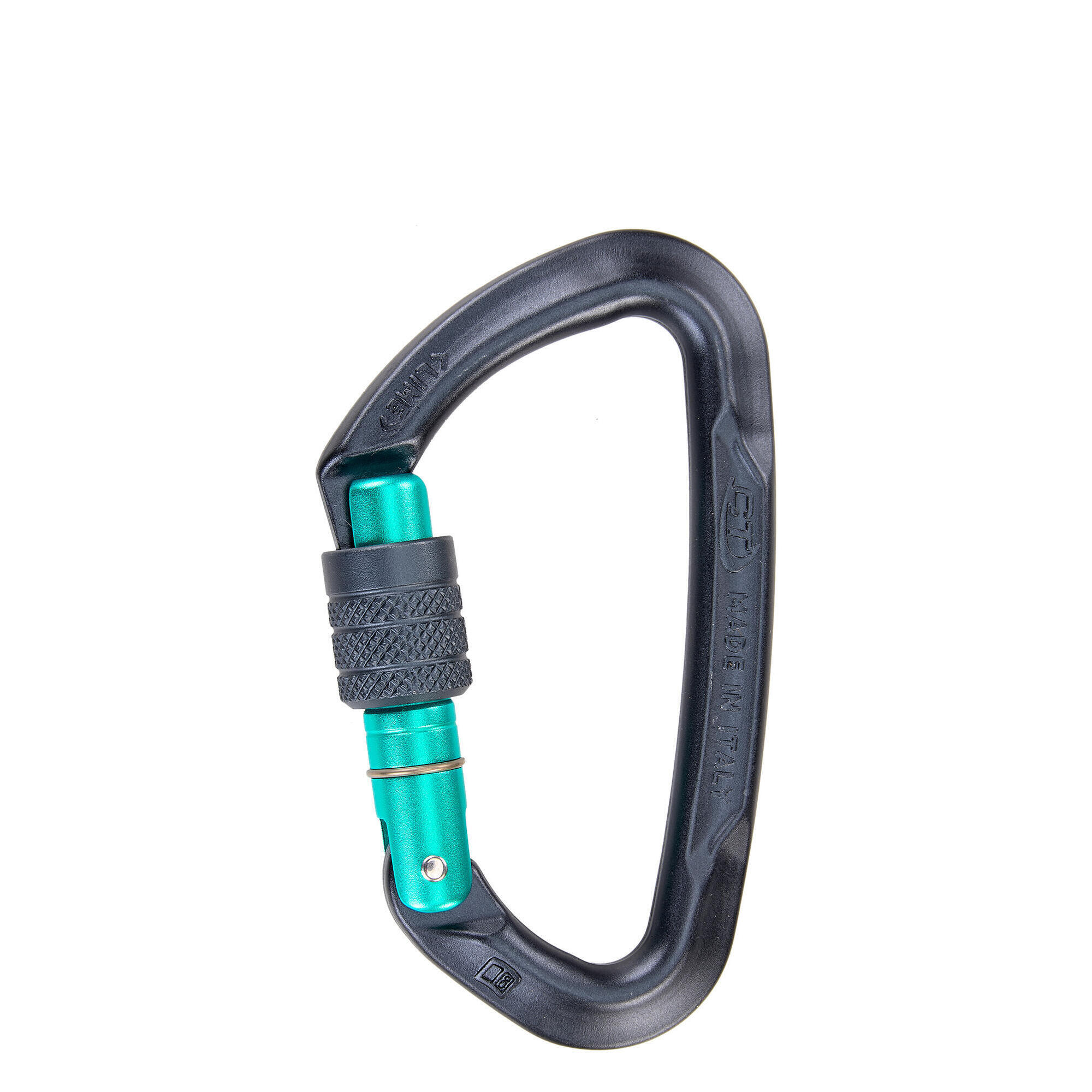 Karabinek zakręcany Climbing Technology Lime SG - grey/blue marine