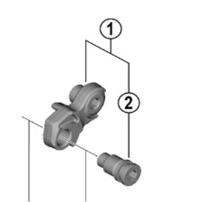 Wieszak przerzutki Shimano RD-M8150-11