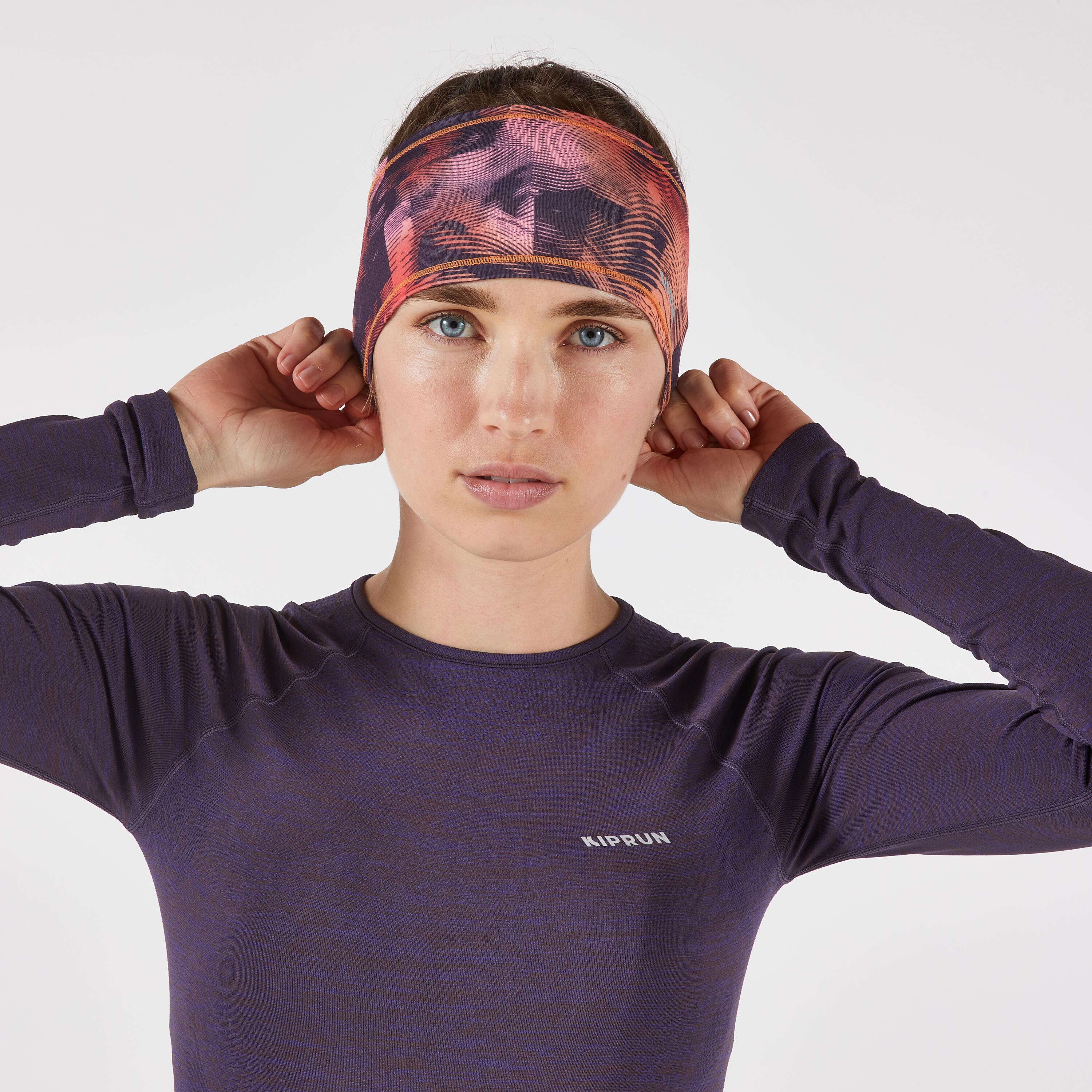 Opaska do biegania Kiprun Warm+ ocieplana V2