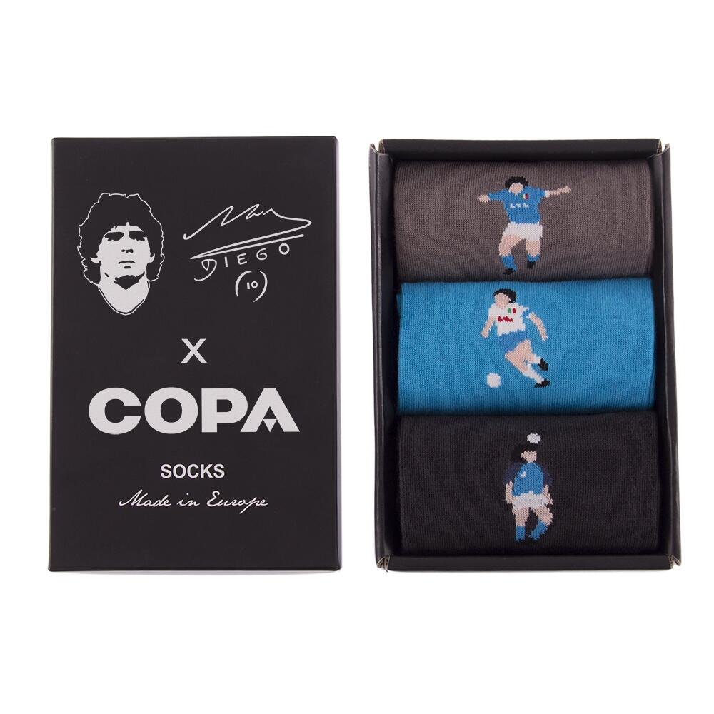 Zestaw skarpetek - Dorosły - Napoli Maradona x COPA - Czarny