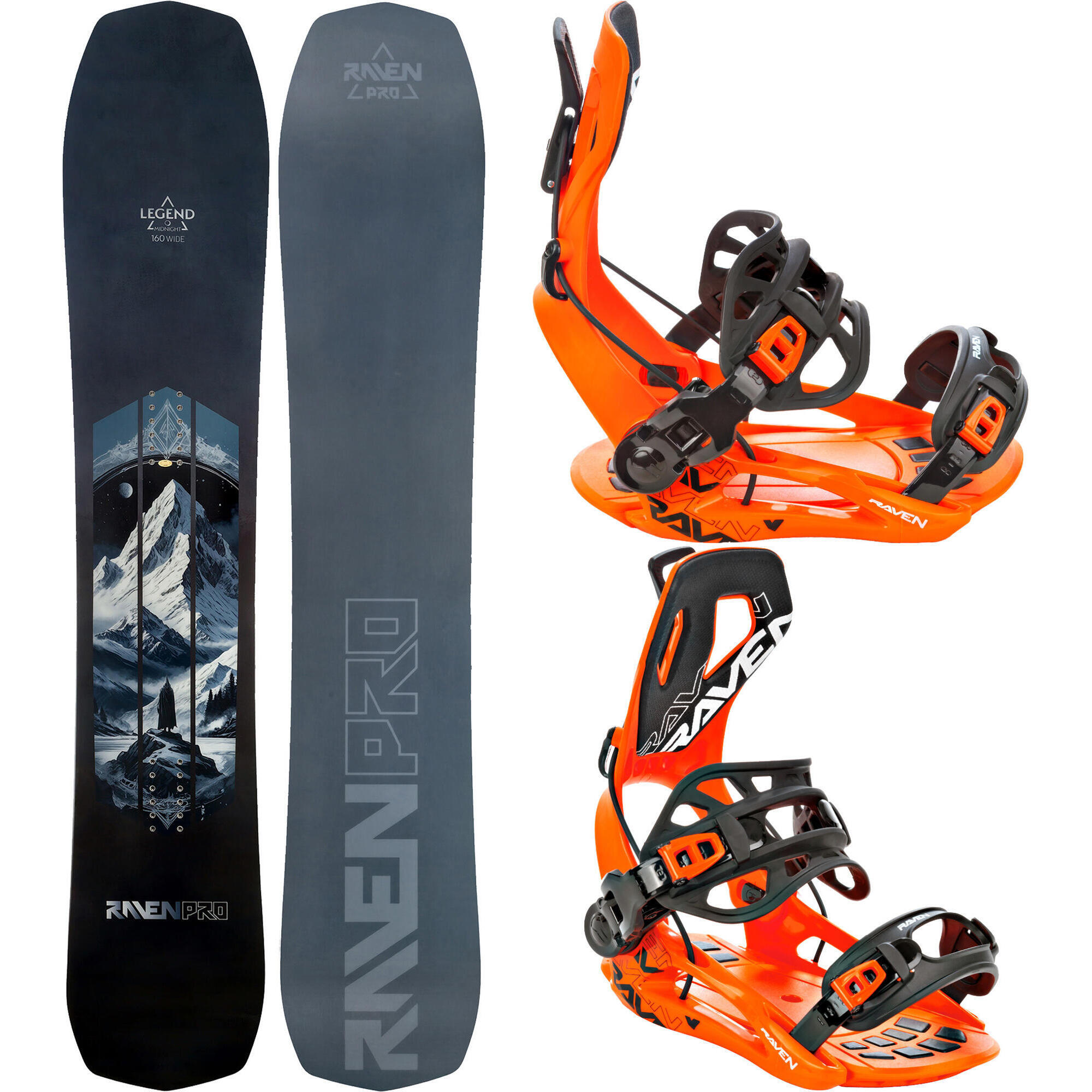 Zestaw Deska snowboardowa Raven PRO Legend + Wiązania Raven FT360