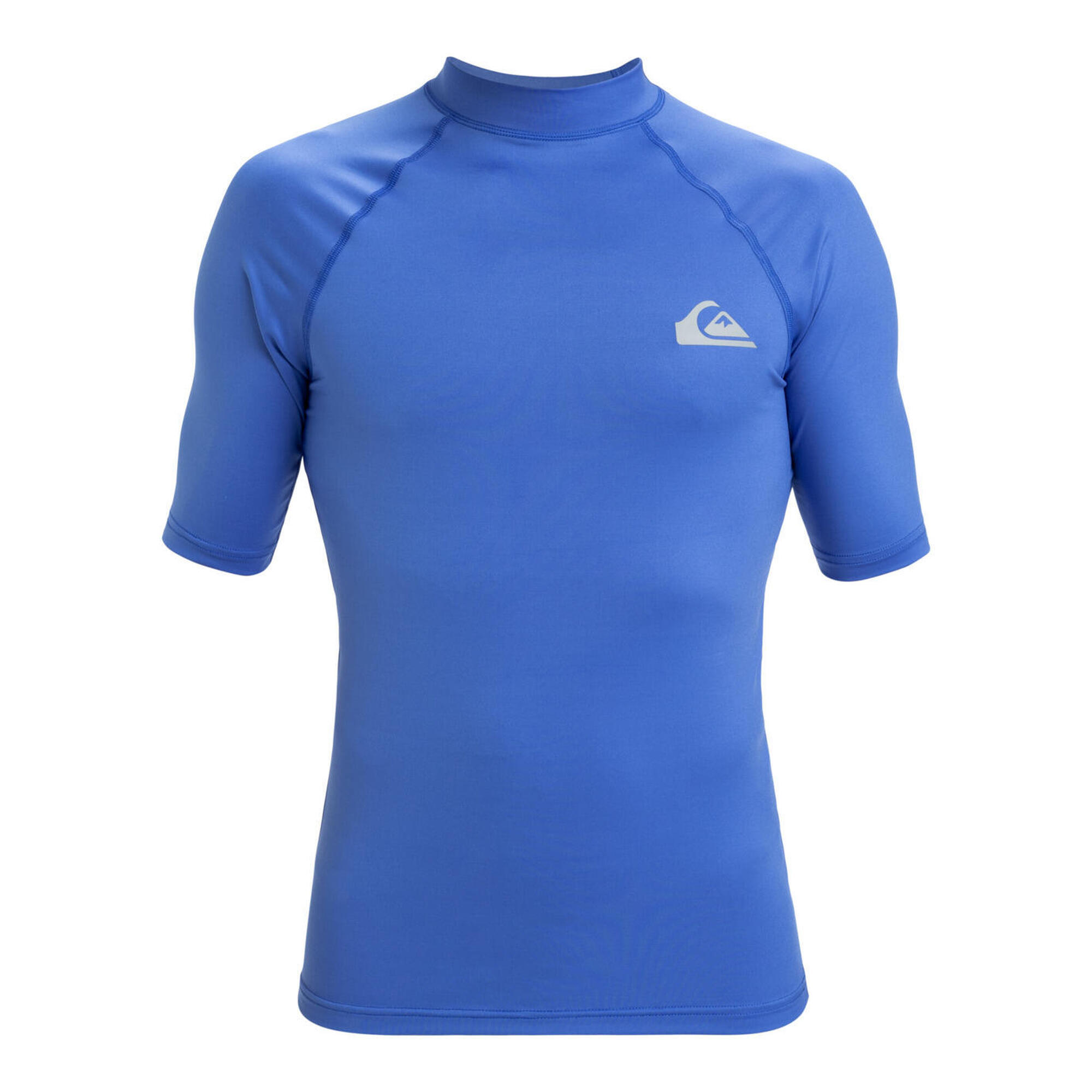 Koszulka surf UPF 50 z krótkim rękawem dla Mężczyzn EVERYDAY Niebieski
