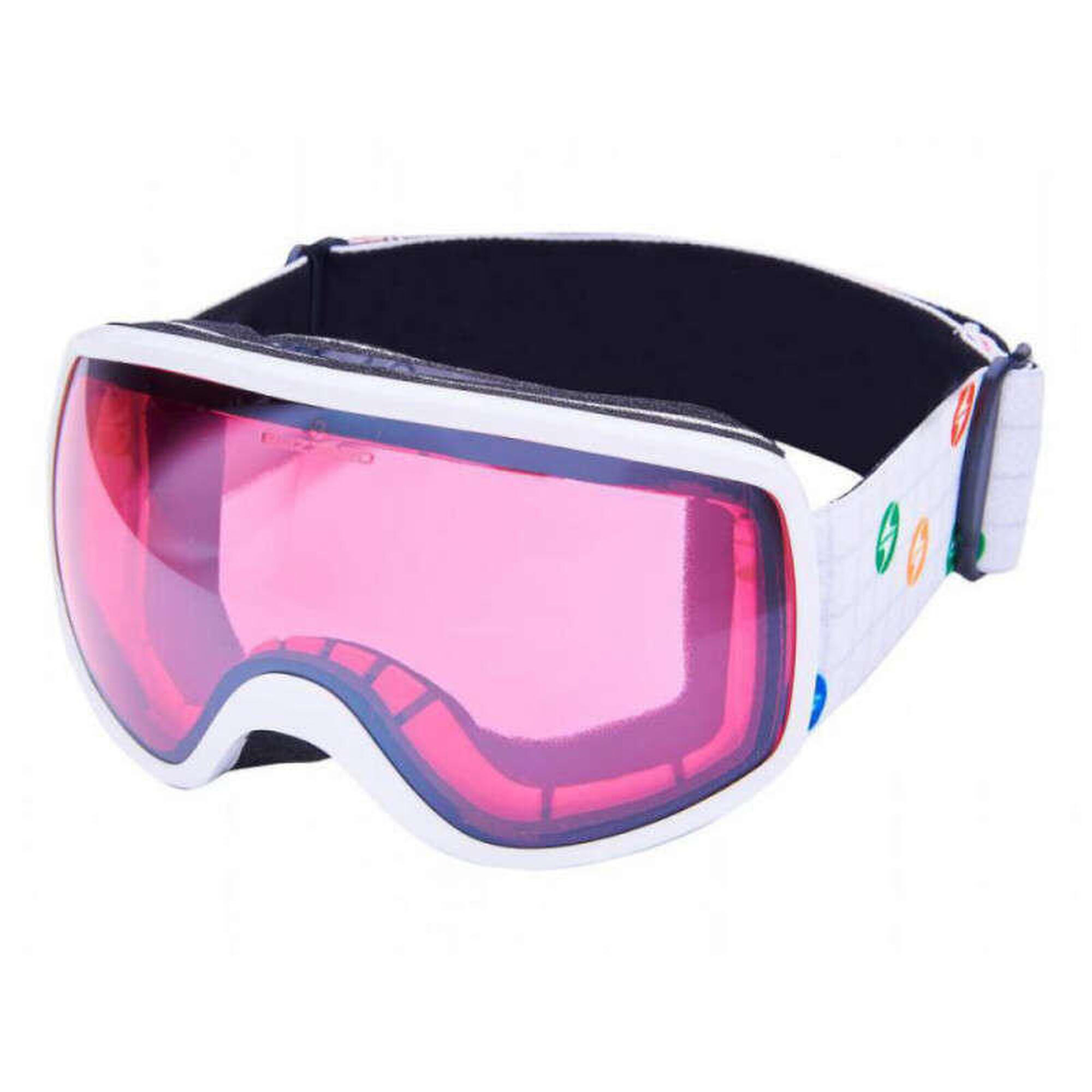 Gogle narciarskie Blizzard 963 White shiny / Silver mirror