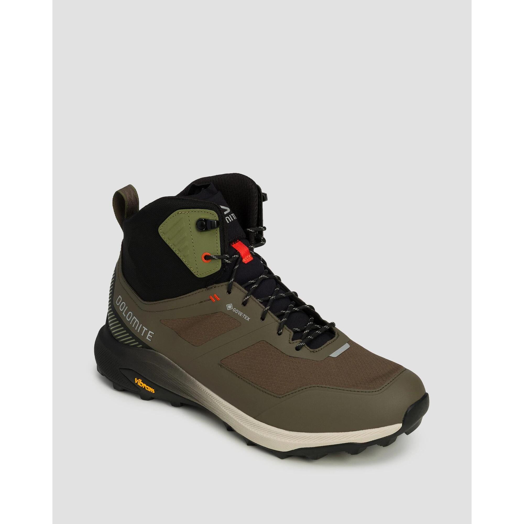 Buty męskie Dolomite Nibelia High GTX MUD GREEN/BLACK