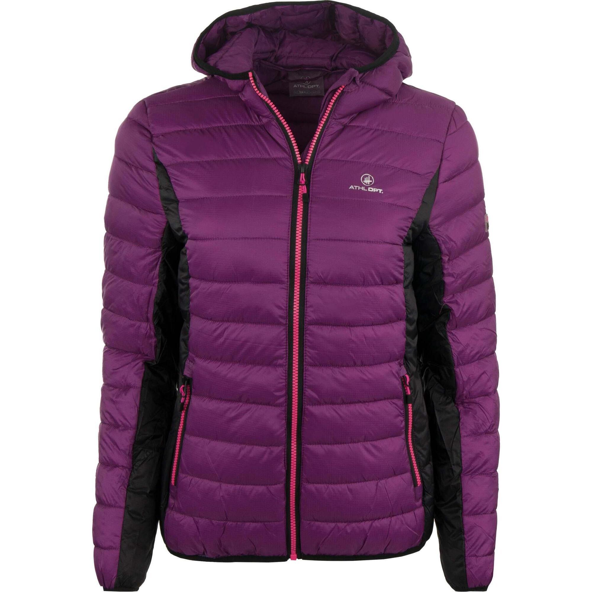 Kurtka damska Athl. DPT Salome fioletowo-czarna