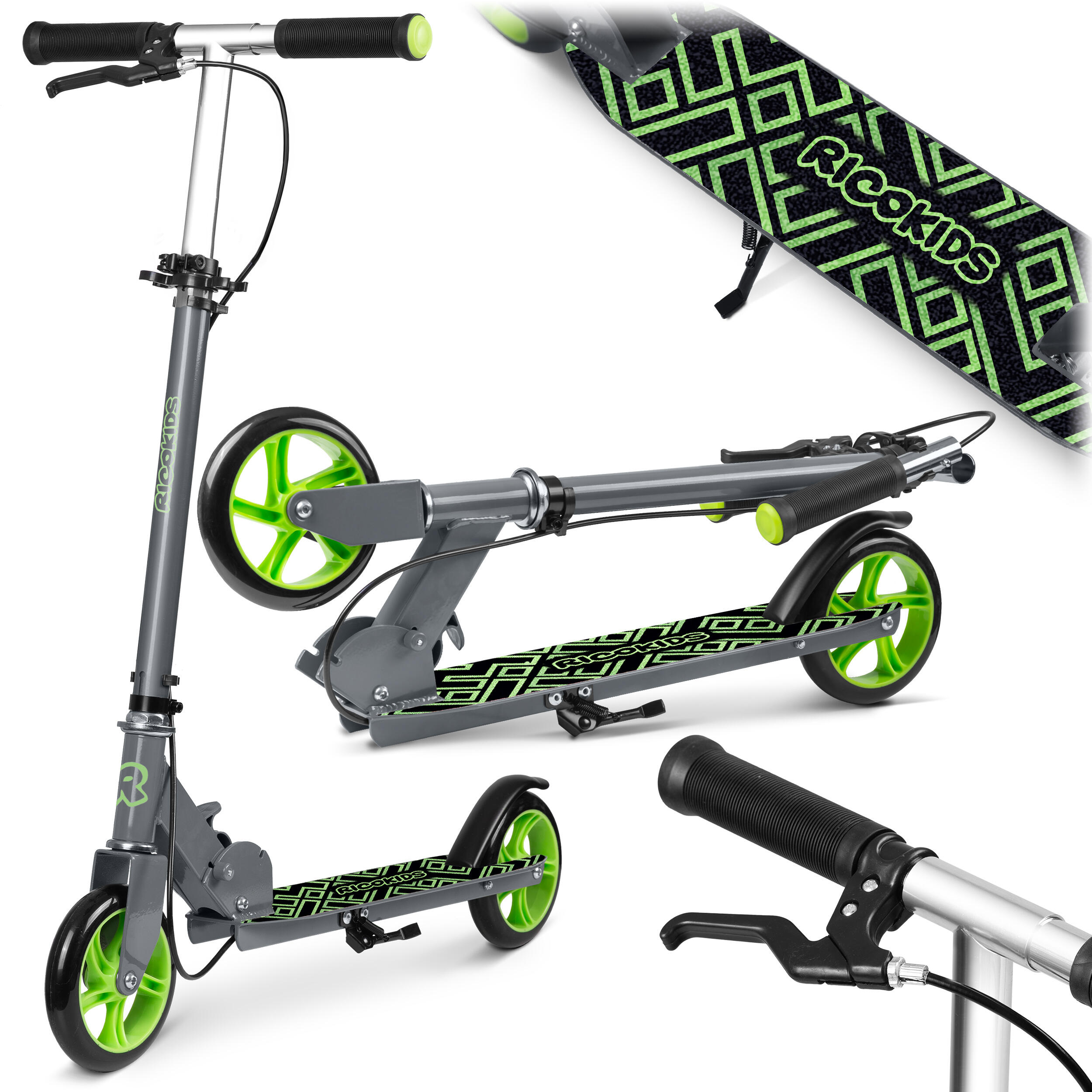 Hulajnoga dwukołowa dla dzieci Ricokids Kodi składana ABEC-7