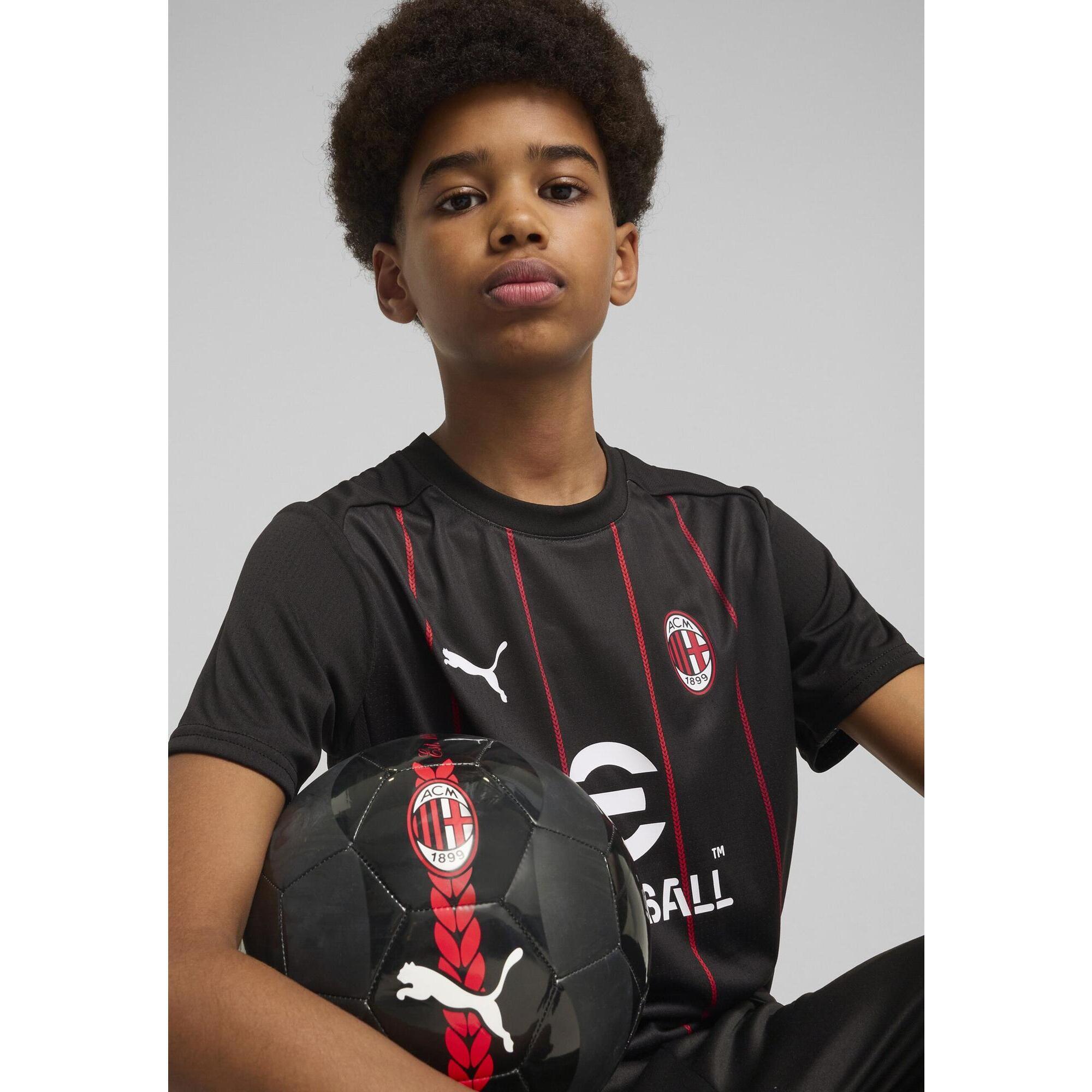 Młodzieżowa koszulka przedmeczowa AC Milan PUMA Black For All Time Red
