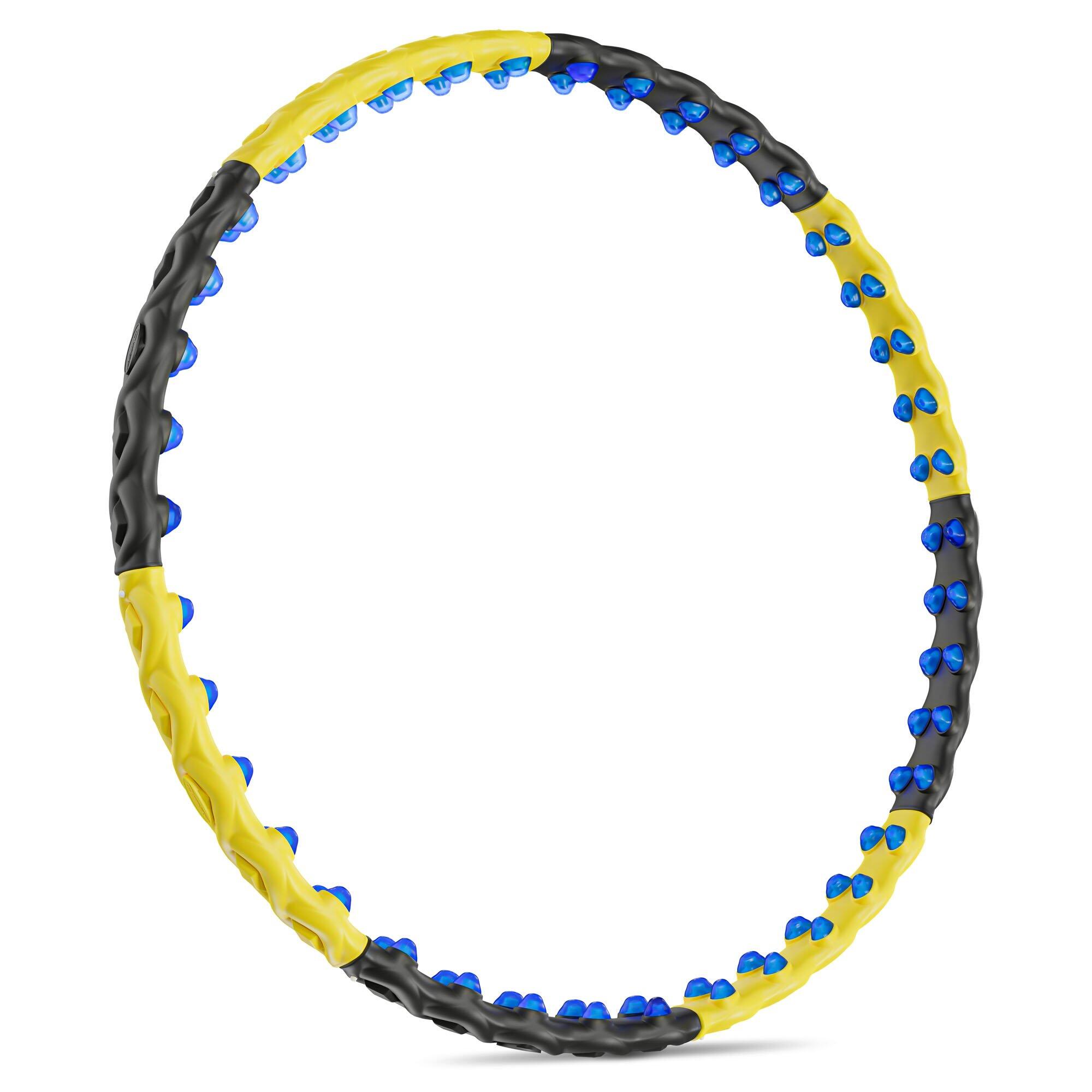 Hula-hop z wypustkami Hop-Sport 80 kulek magnetycznych- obręcz do ćwiczeń