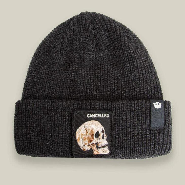 Czapka Beanie Goorin Bros The Cancelled Skull Czarna