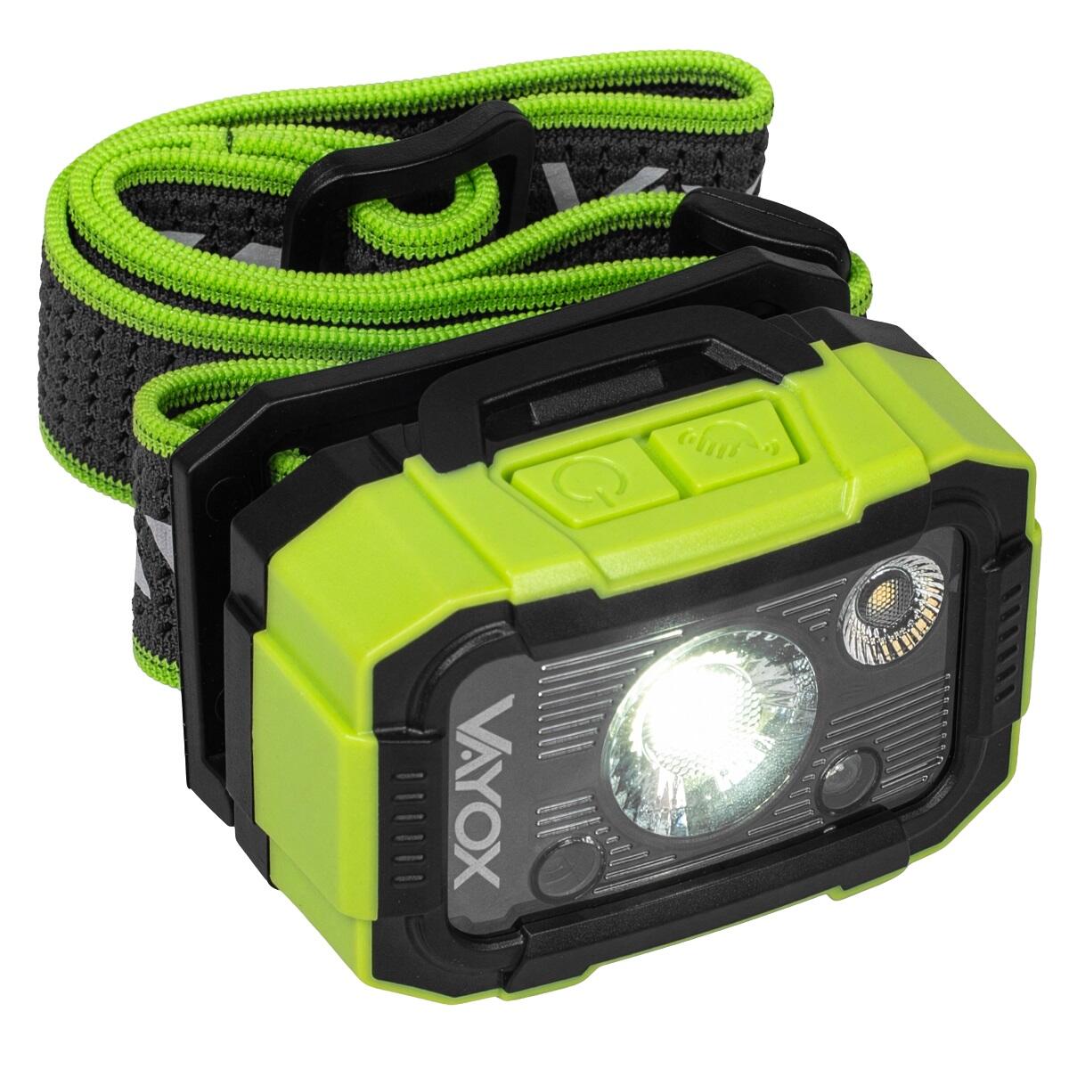 Latarka czołowa Vayox VA0415, 500lm, akumulatorowa, USB-C, odporna