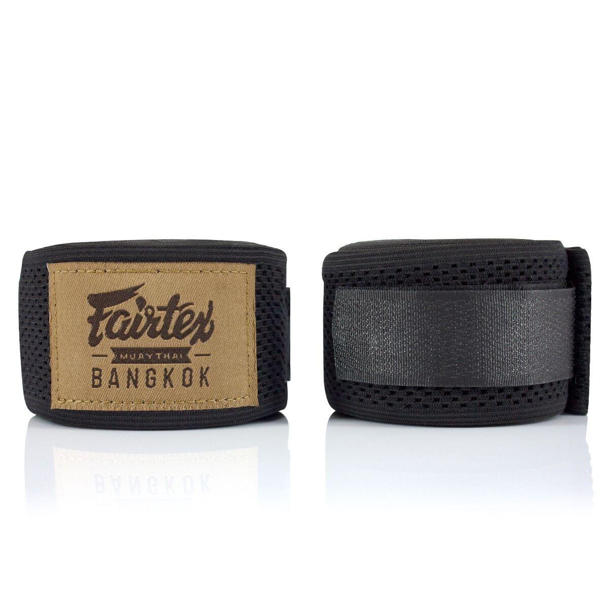 Owijki Bokserskie Fairtex - Bandaże HW4 Czarne 4,5m