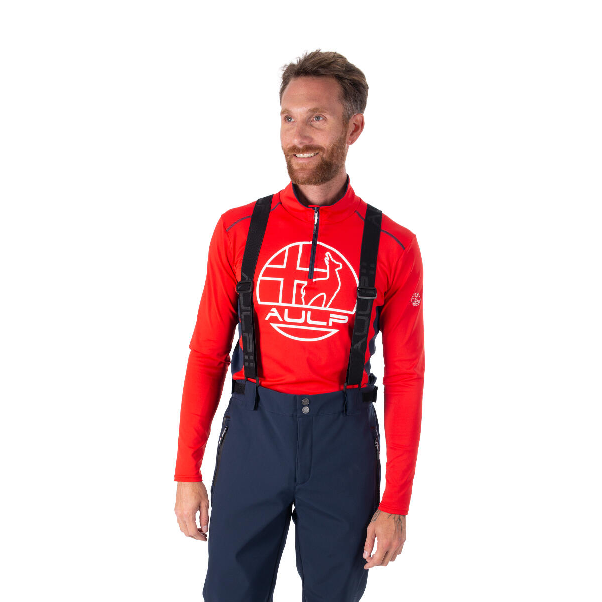 Spodnie narciarskie męskie CMP VIZIL wodoodporne oddychające, szelki, gaitery