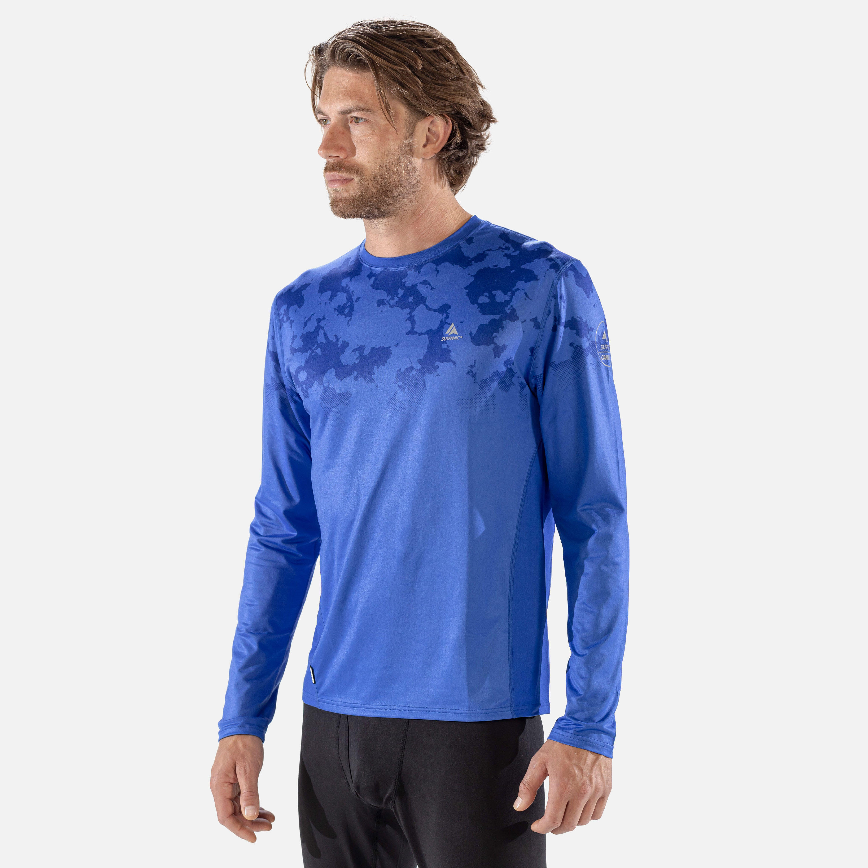 Surfanic Męska Koszulka Termoaktywna Carbon Dri – Aktywny Węgiel – SWU1601-0520