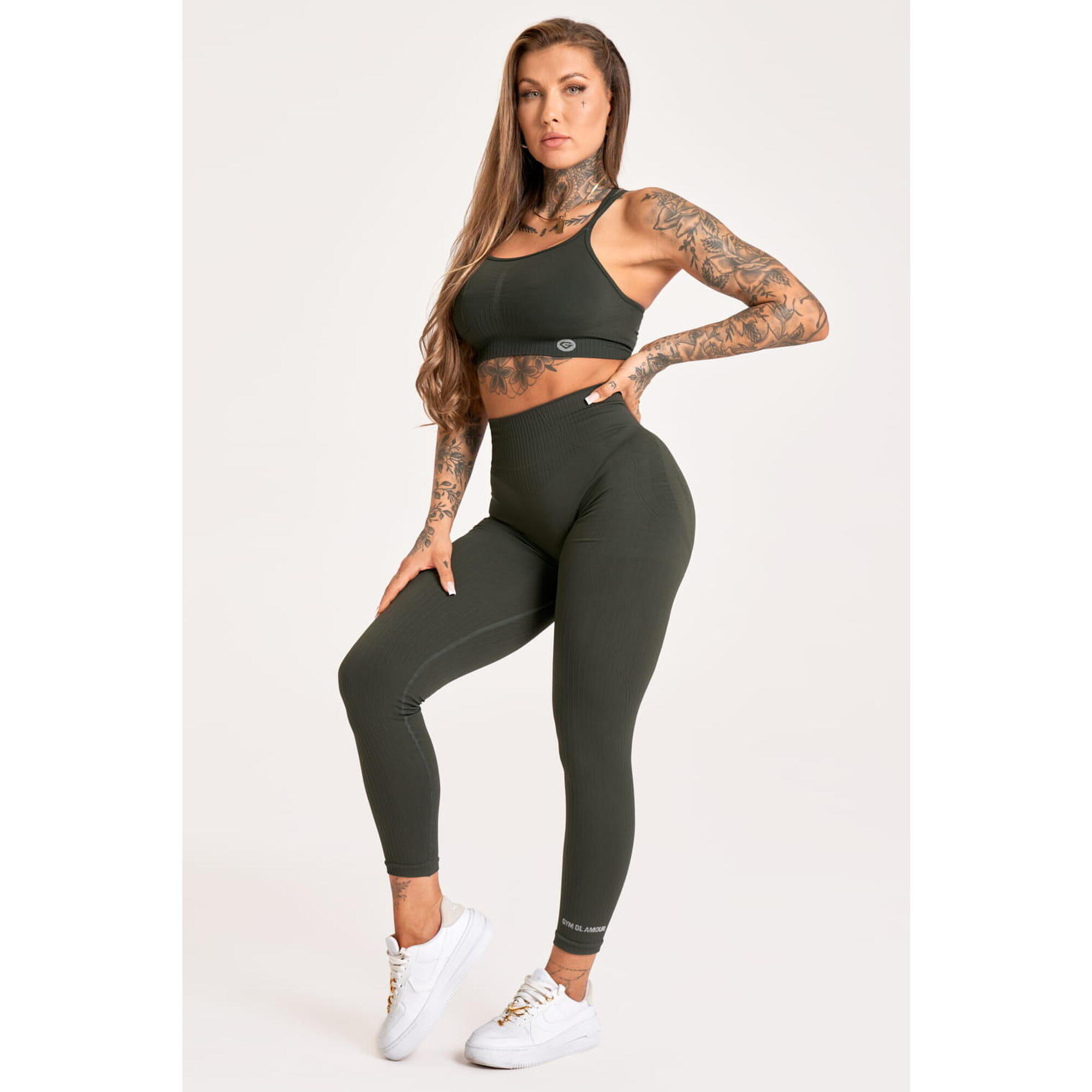 Legginsy fitness damskie Gym Glamour push up 2.0