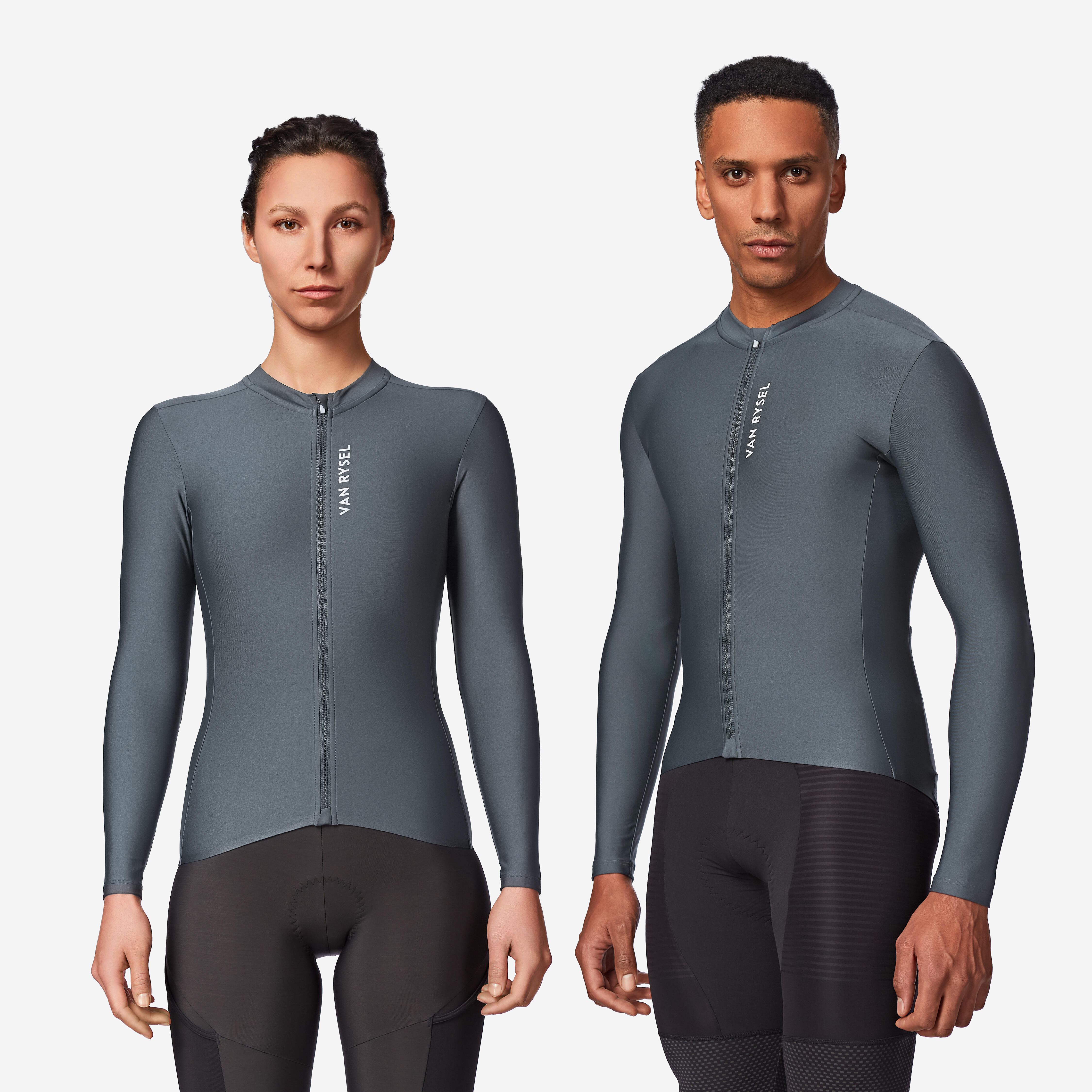 Koszulka rowerowa szosowa Van Rysel Racer 2 długi rękaw