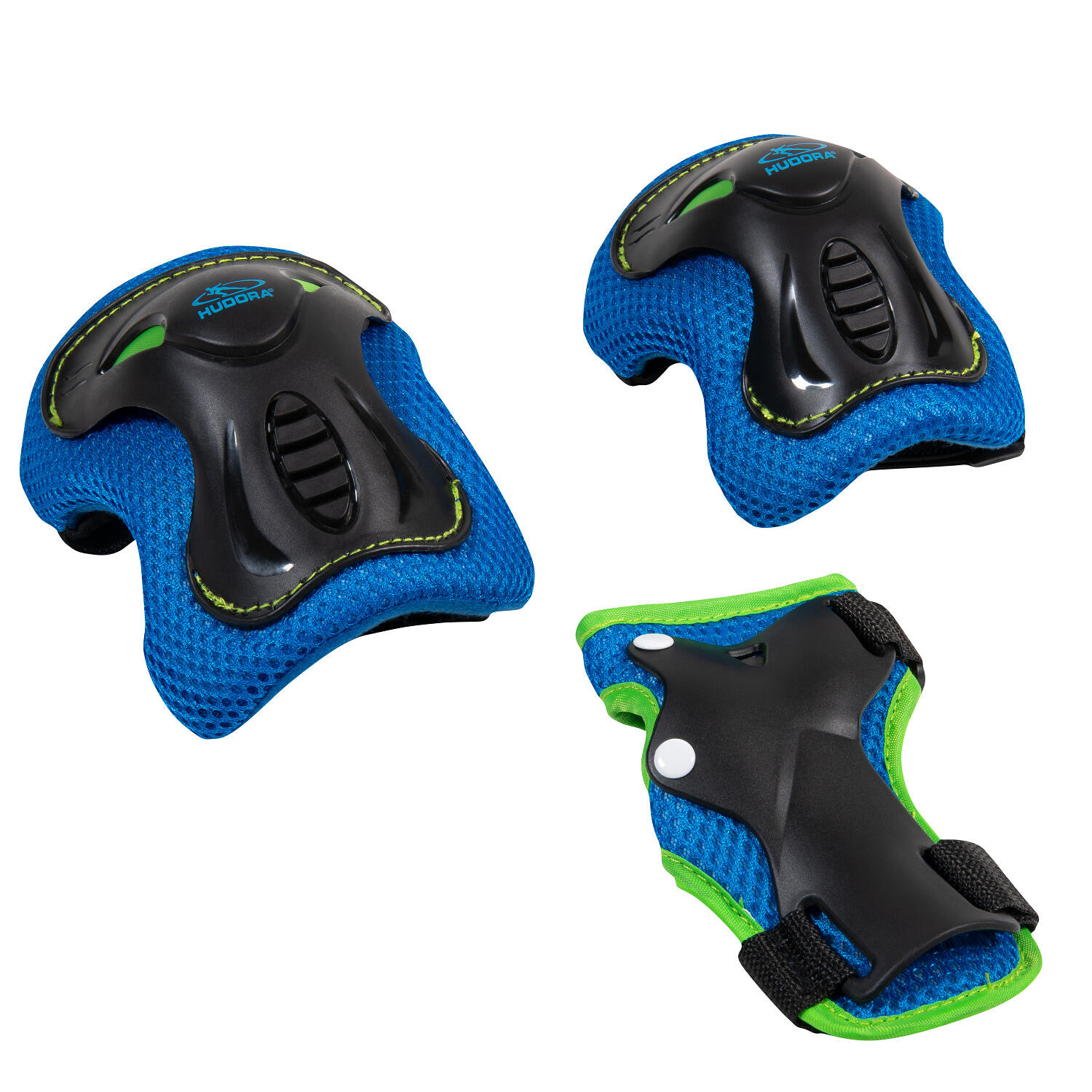 Zestaw Ochraniaczy Na Rolki Hudora Protection Set Kids Czarno/Granatowe S