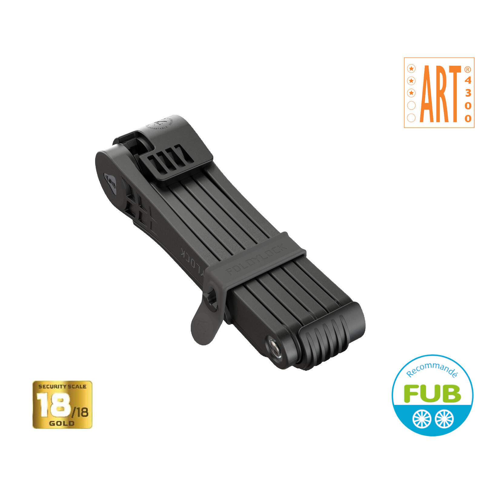 Składane urządzenie antykradzieżowe Seatylock Foldylock 110