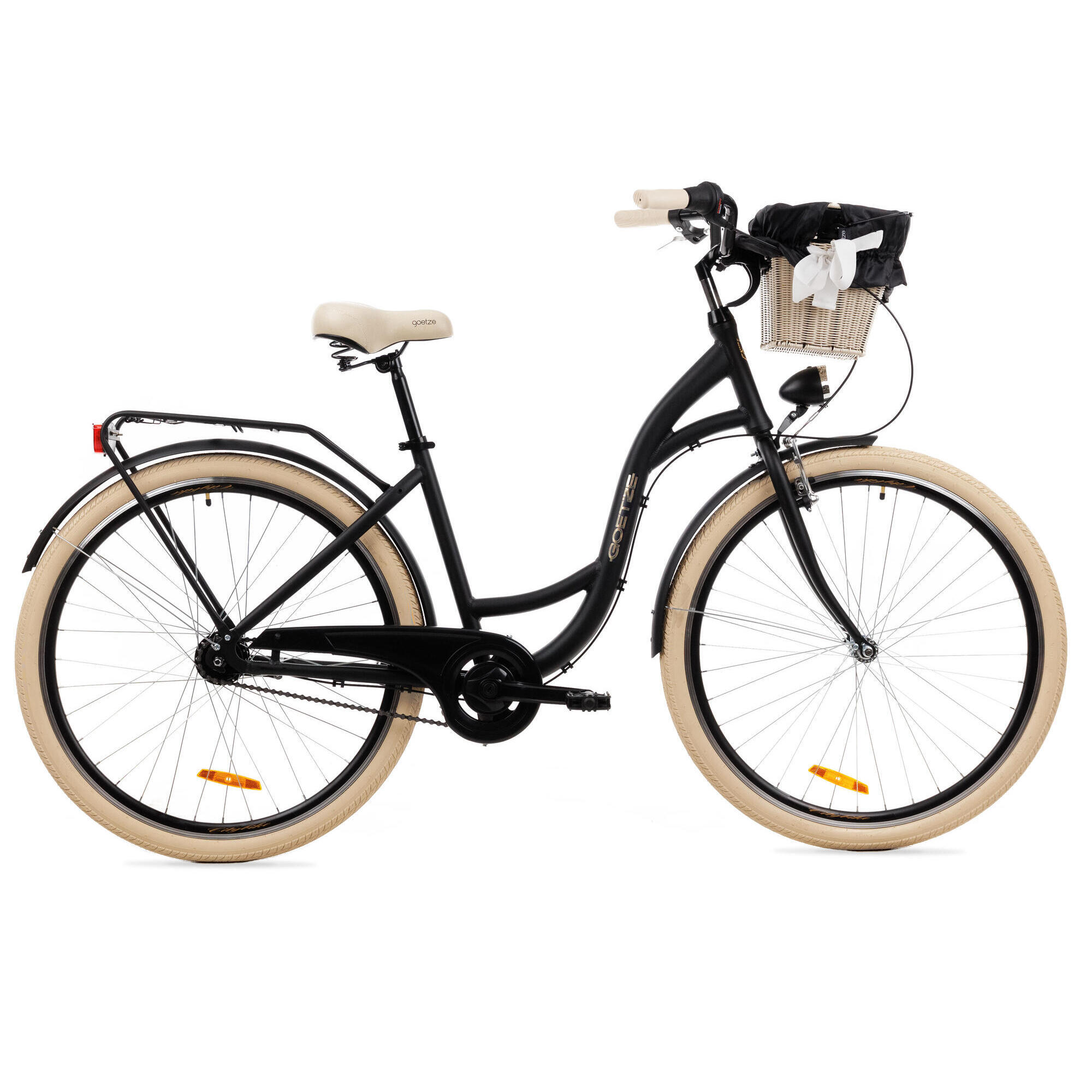 Rower Miejski Damski GOETZE Style 28" Alu 7s, Kosz