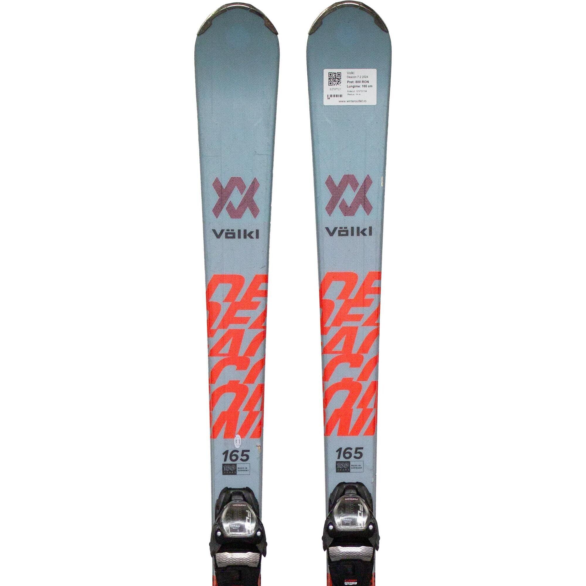 Second Life- Narty VOLKL Deacon 7.2 2024, 165 cm- Stan bardzo dobry