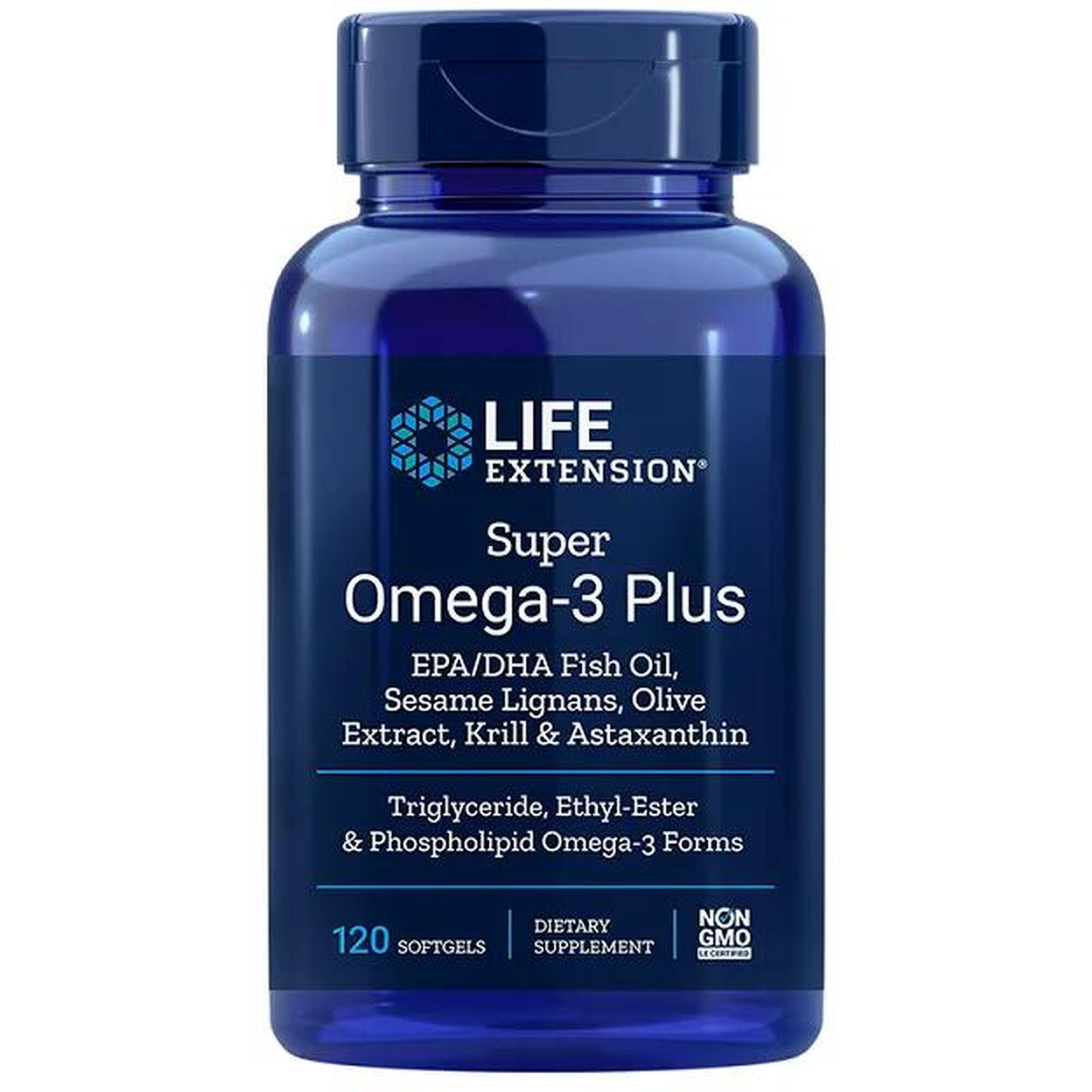 Super Omega-3 Plus Life Extension 120 kapsułek miękkich