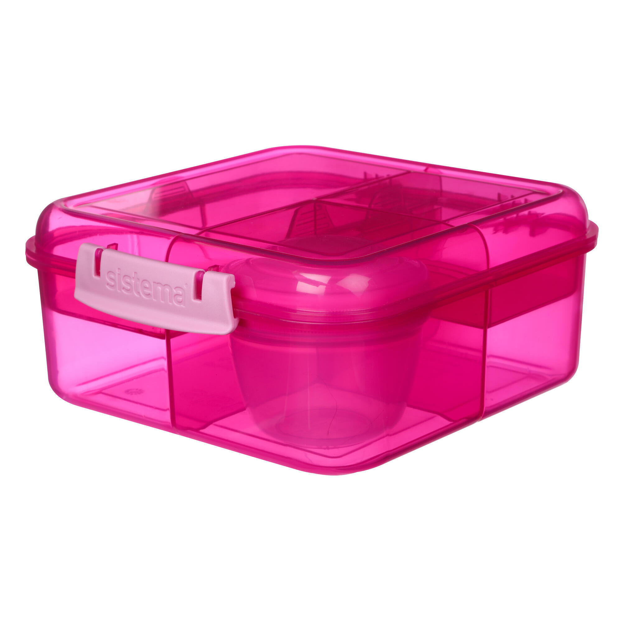 Lunch Bento Cube z pojemnikiem na jogurt i dwiema tackami 1,25 l