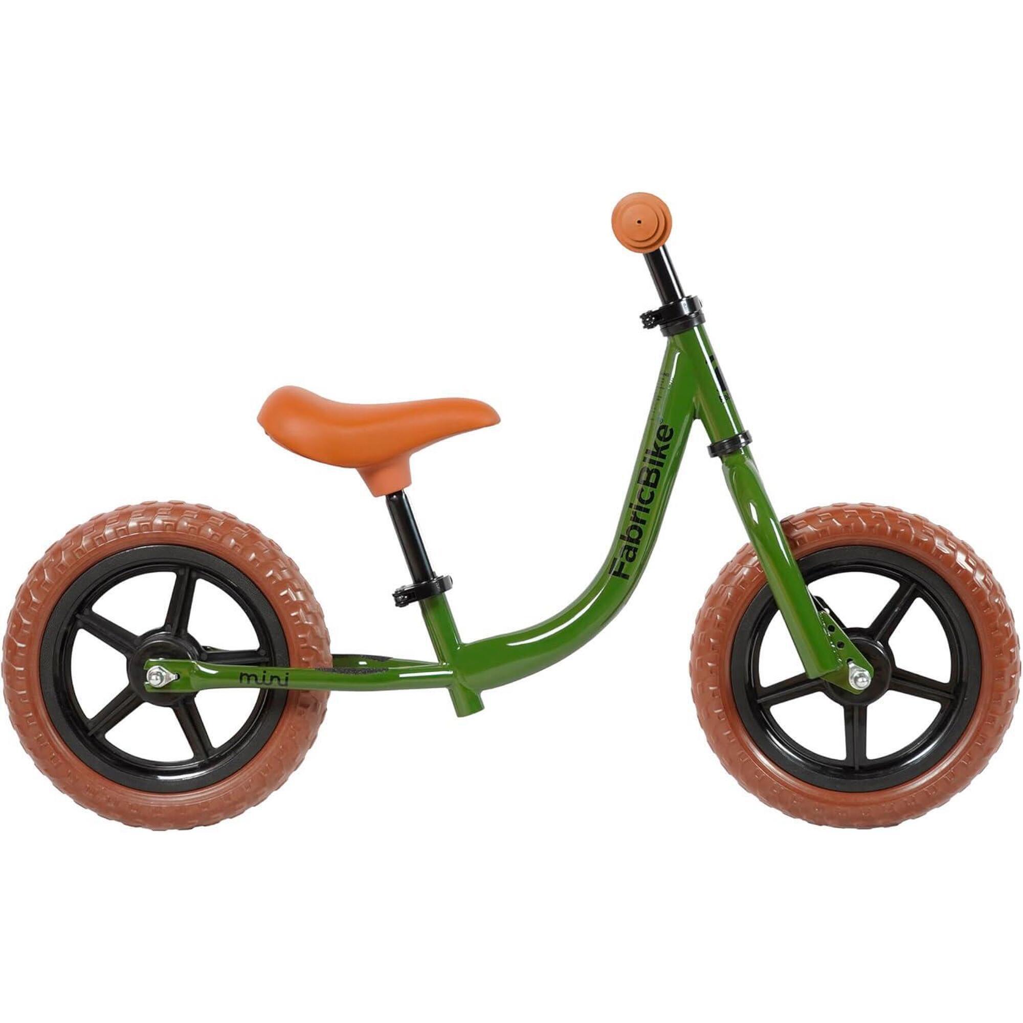 FABRICBIKE Mini - rowerek biegowy 12" dla dzieci w wieku 2-5 lat. Green
