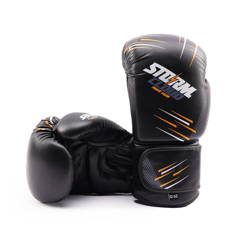 Rękawice bokserskie StormCloud StarFall Czarno-Żółte 14oz