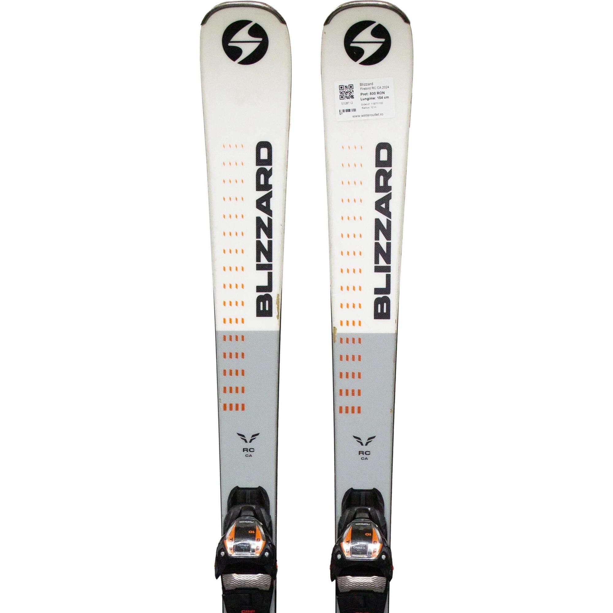 Second Life- Narty BLIZZARD Firebird RC CA 2024, 154 cm- Stan dobry