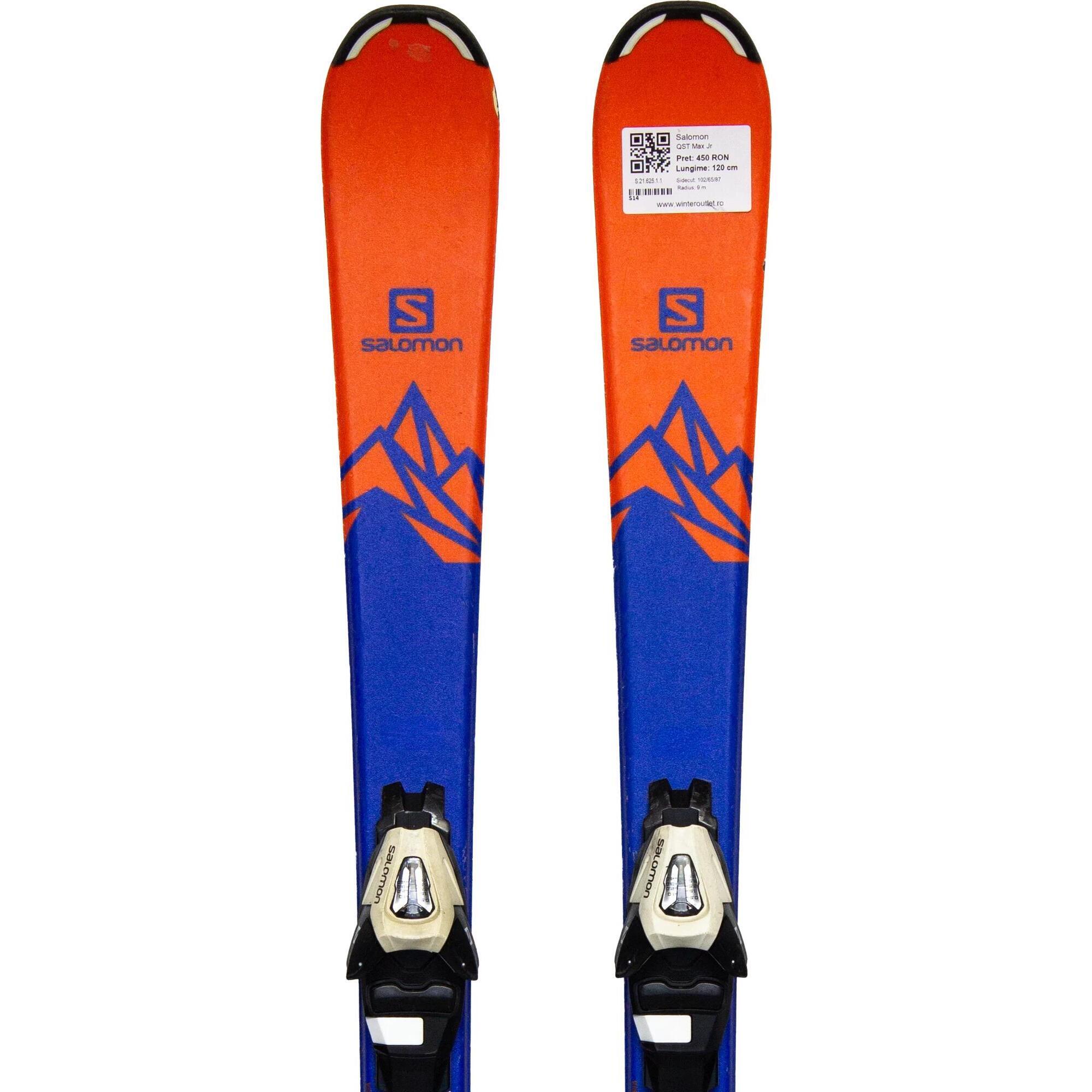 Second Life- Narty SALOMON QST Max Jr, 120 cm - Stan bardzo dobry