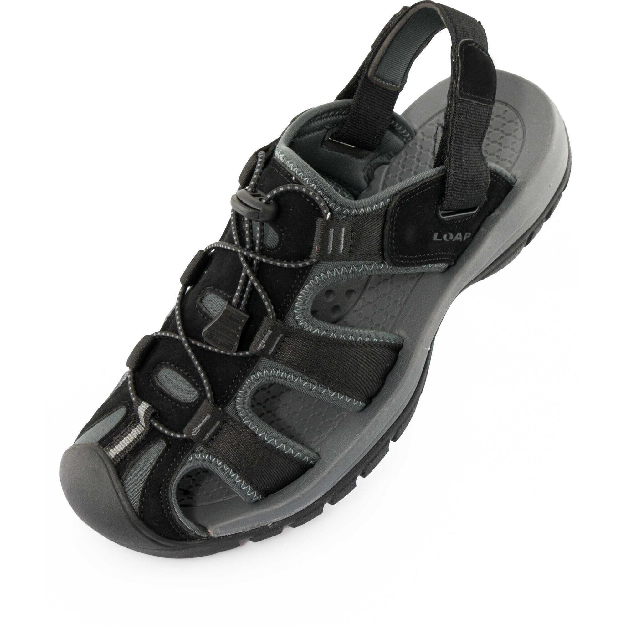 Loap Orland Sandały męskie zamknięty przód Czarny-Szary 41