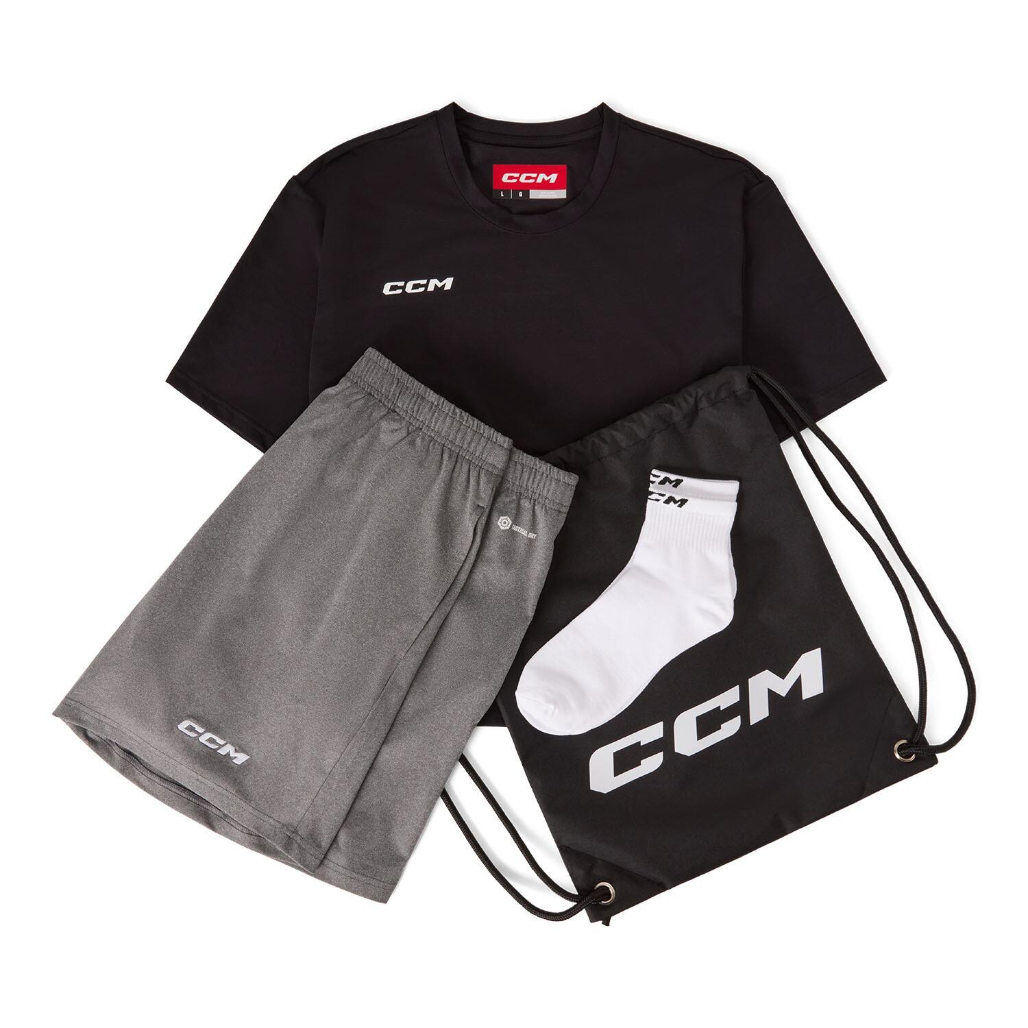 CCM - Zestaw do jazdy na lądzie - Junior - Czarny - XL